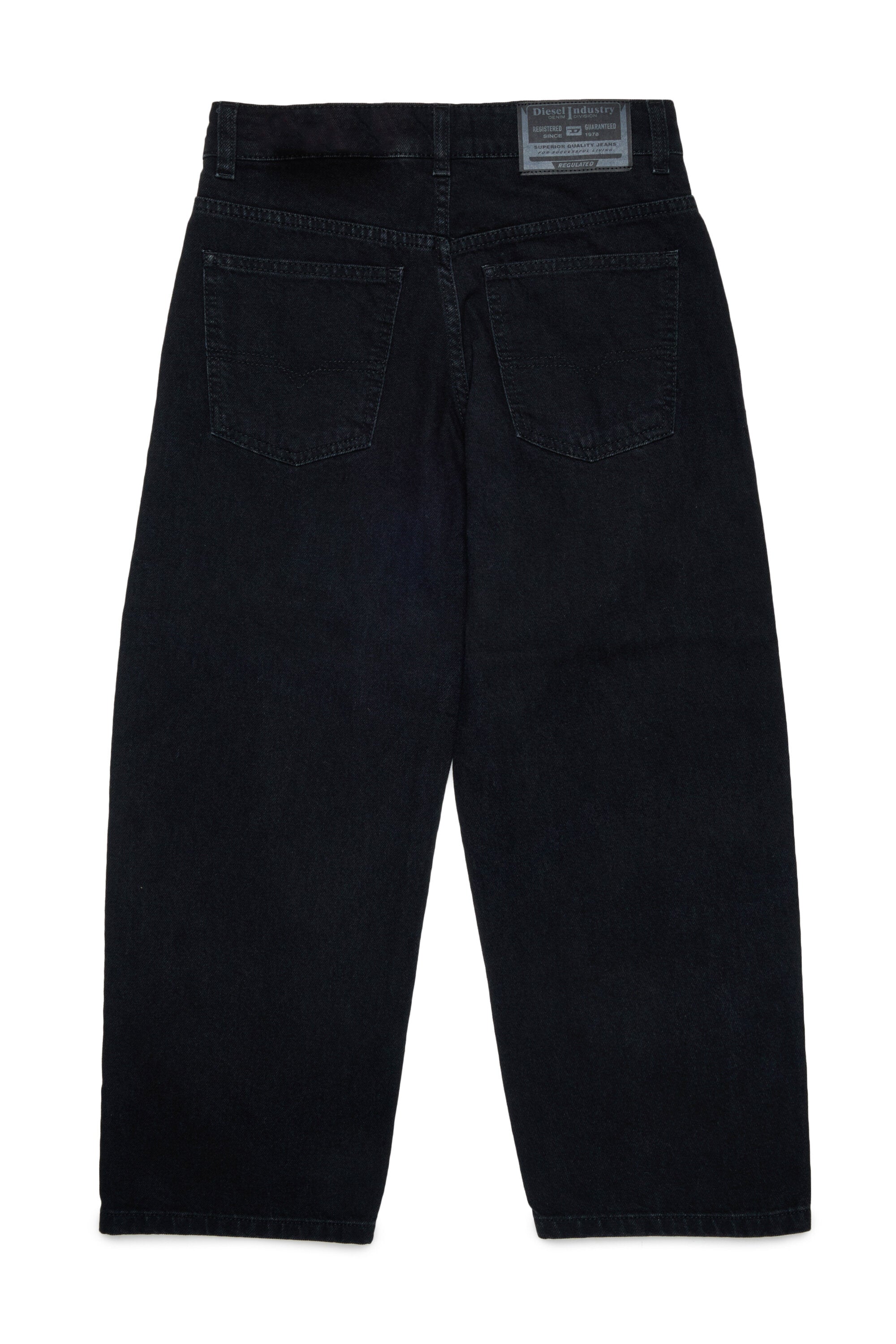 Jeans aus schwarzem Denim mit Relaxed-Passform - D-Devon