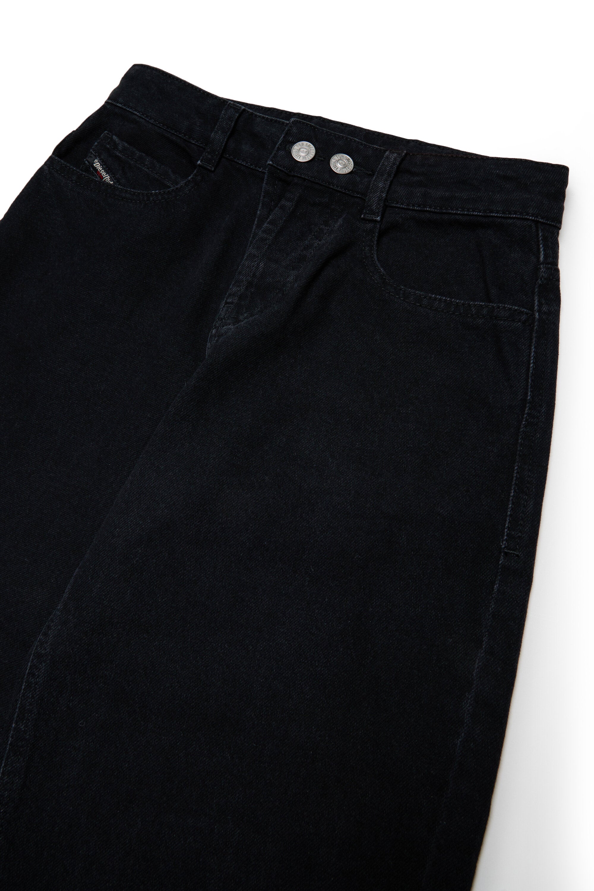 Jeans aus schwarzem Denim mit Relaxed-Passform - D-Devon