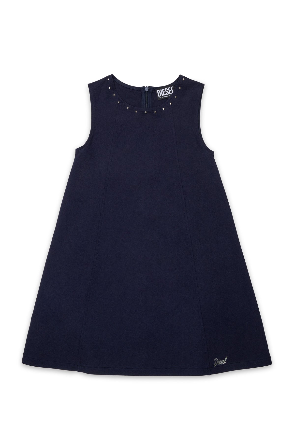 Ärmelloses Kleid mit Logo