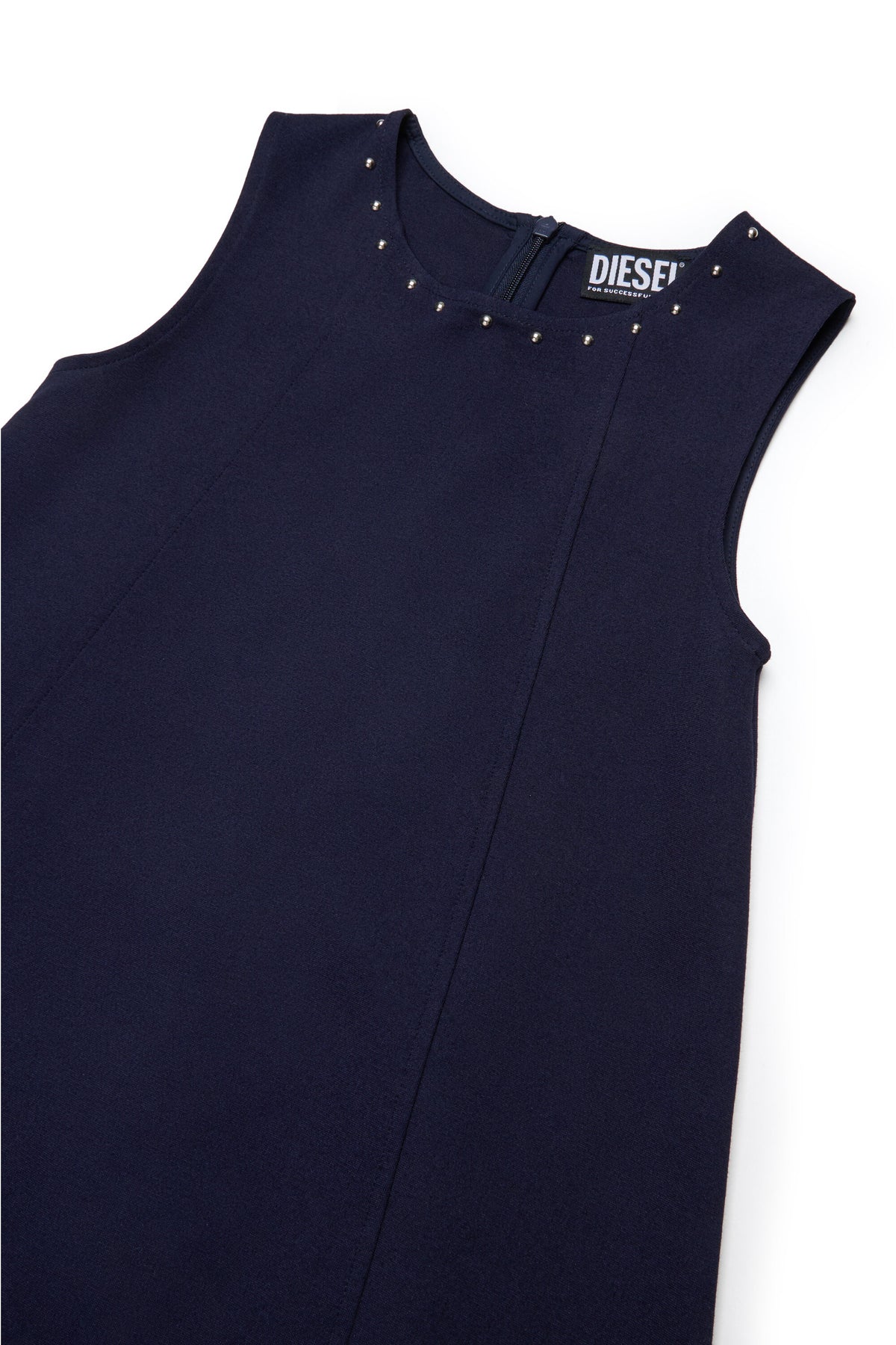 Ärmelloses Kleid mit Logo