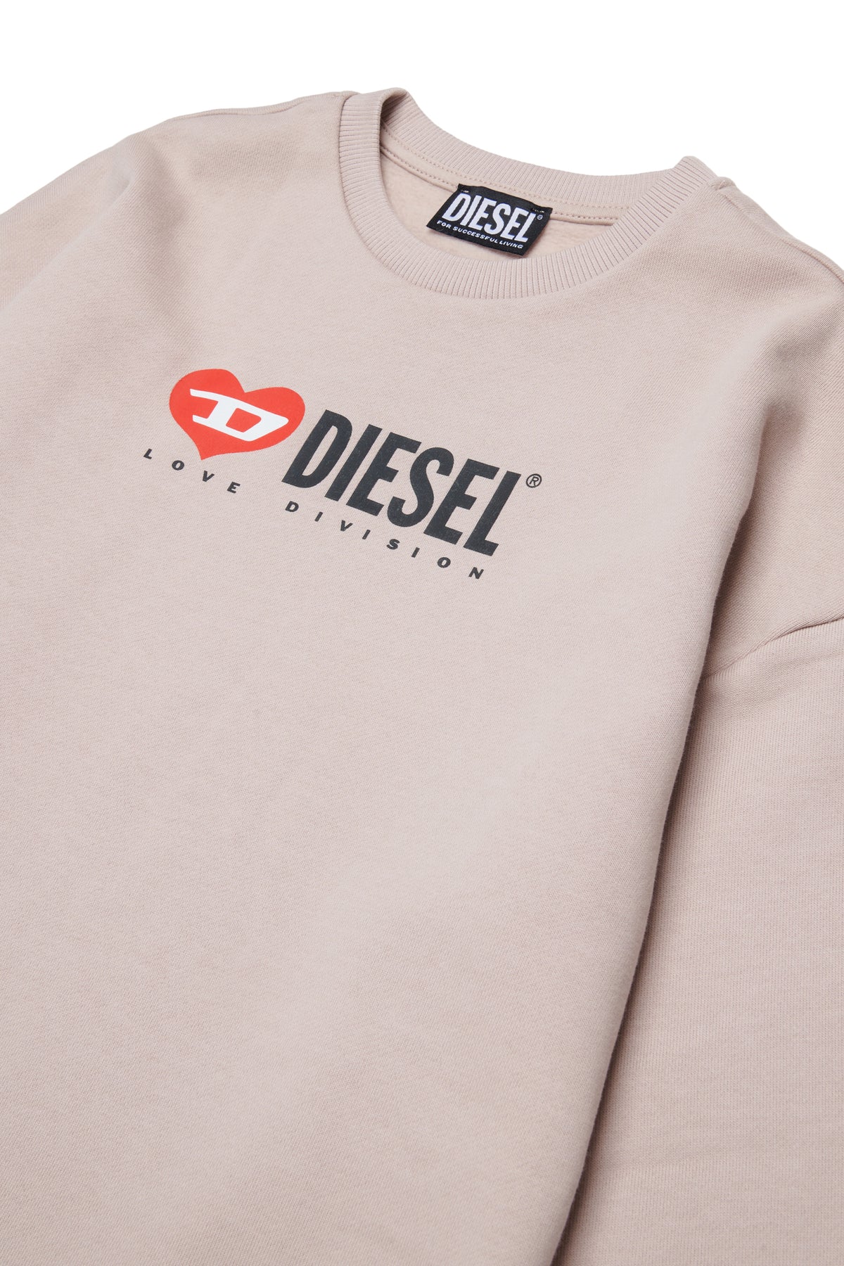 Crew neck dress with logo