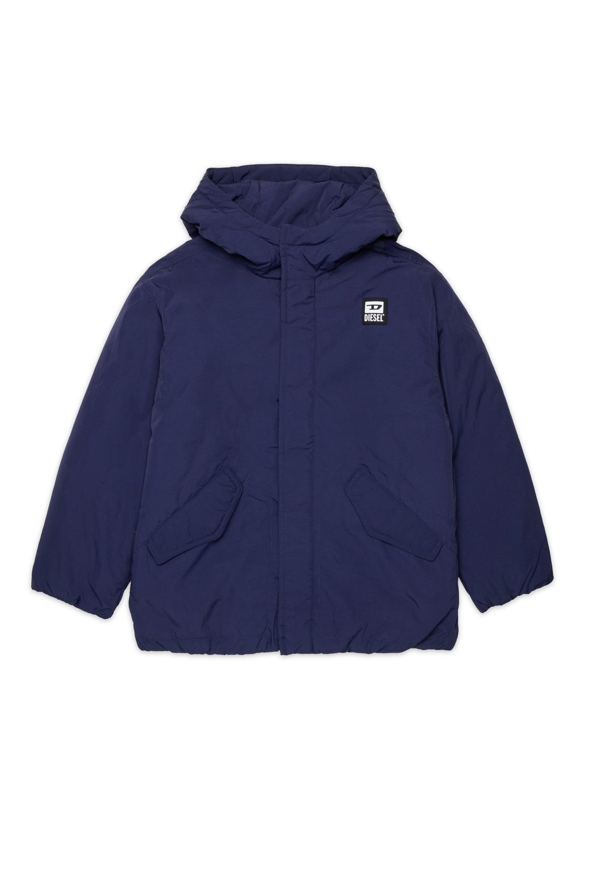 Padded jacket with logo