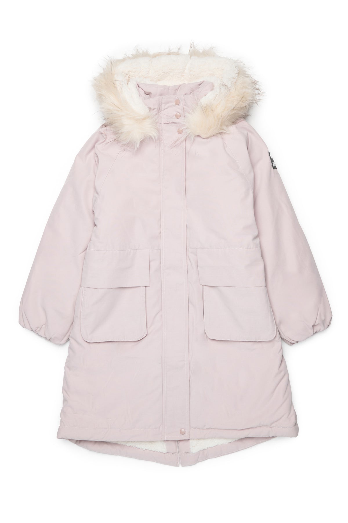 Parka mit aufgedrucktem Logo