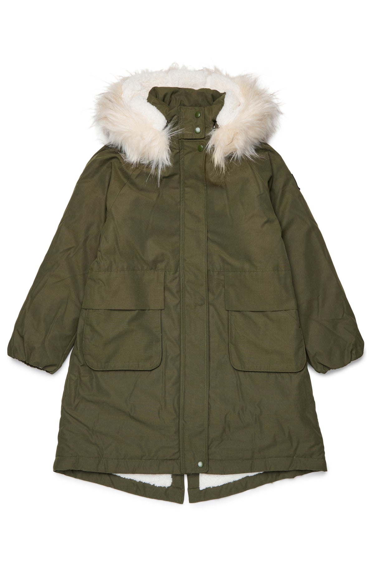 Parka avec logo imprimé