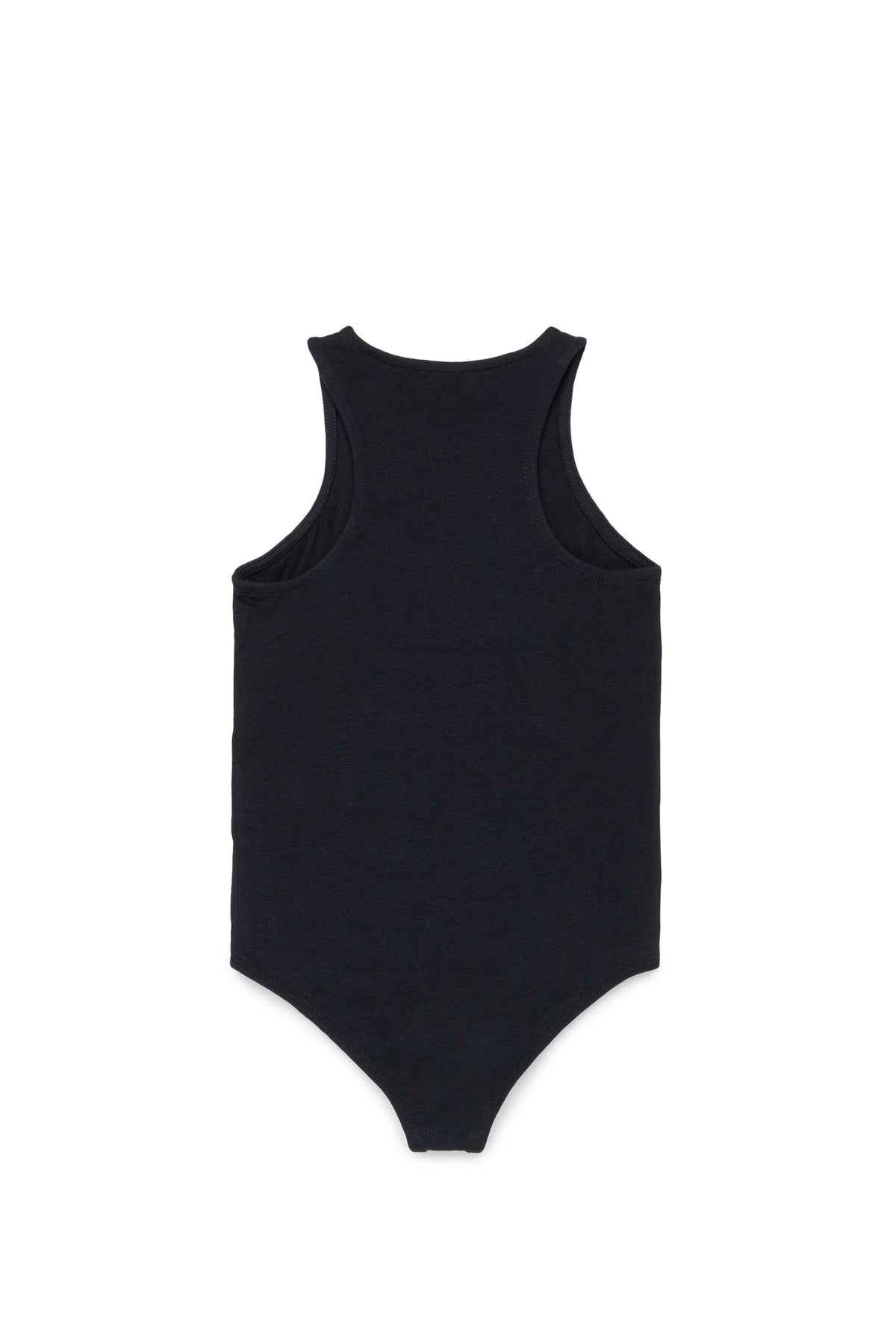 Ärmelloser Body mit ovalem Logo