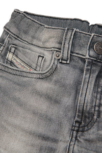 Shaded gray regular jeans - D-Gale-B