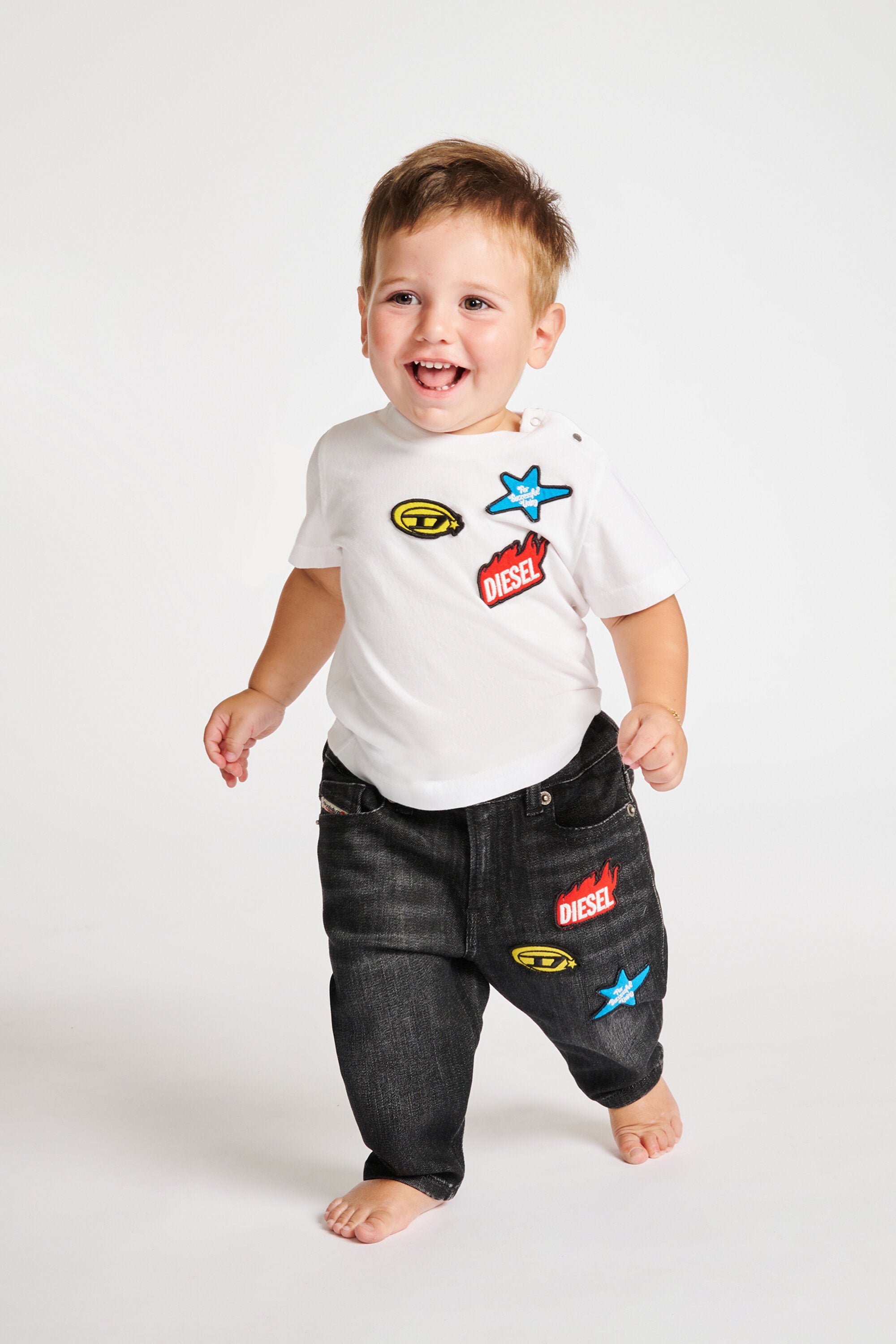 Jeans regular fit lavaggio nero - D-Gale