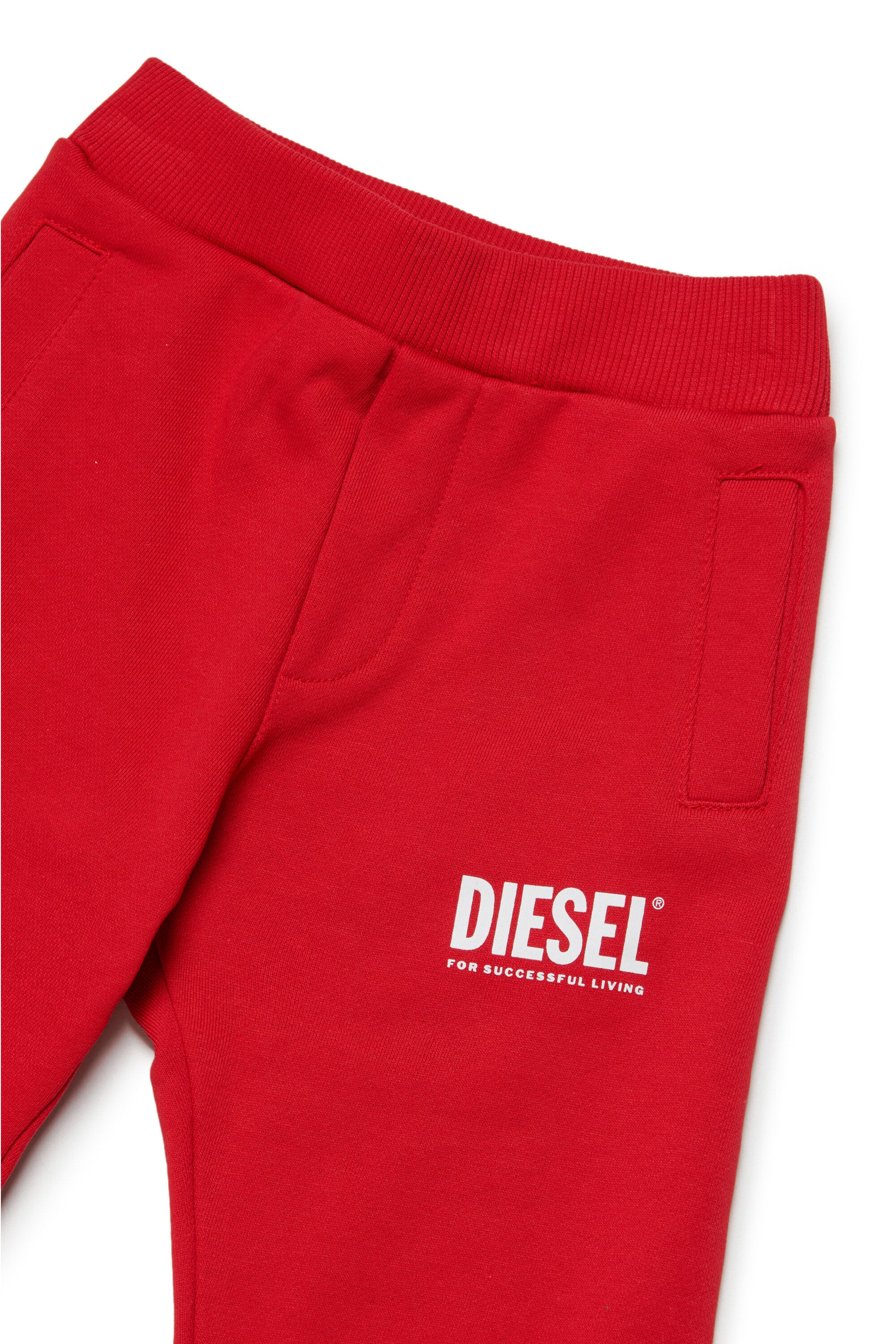 Plush jogger pants in fleece with logo