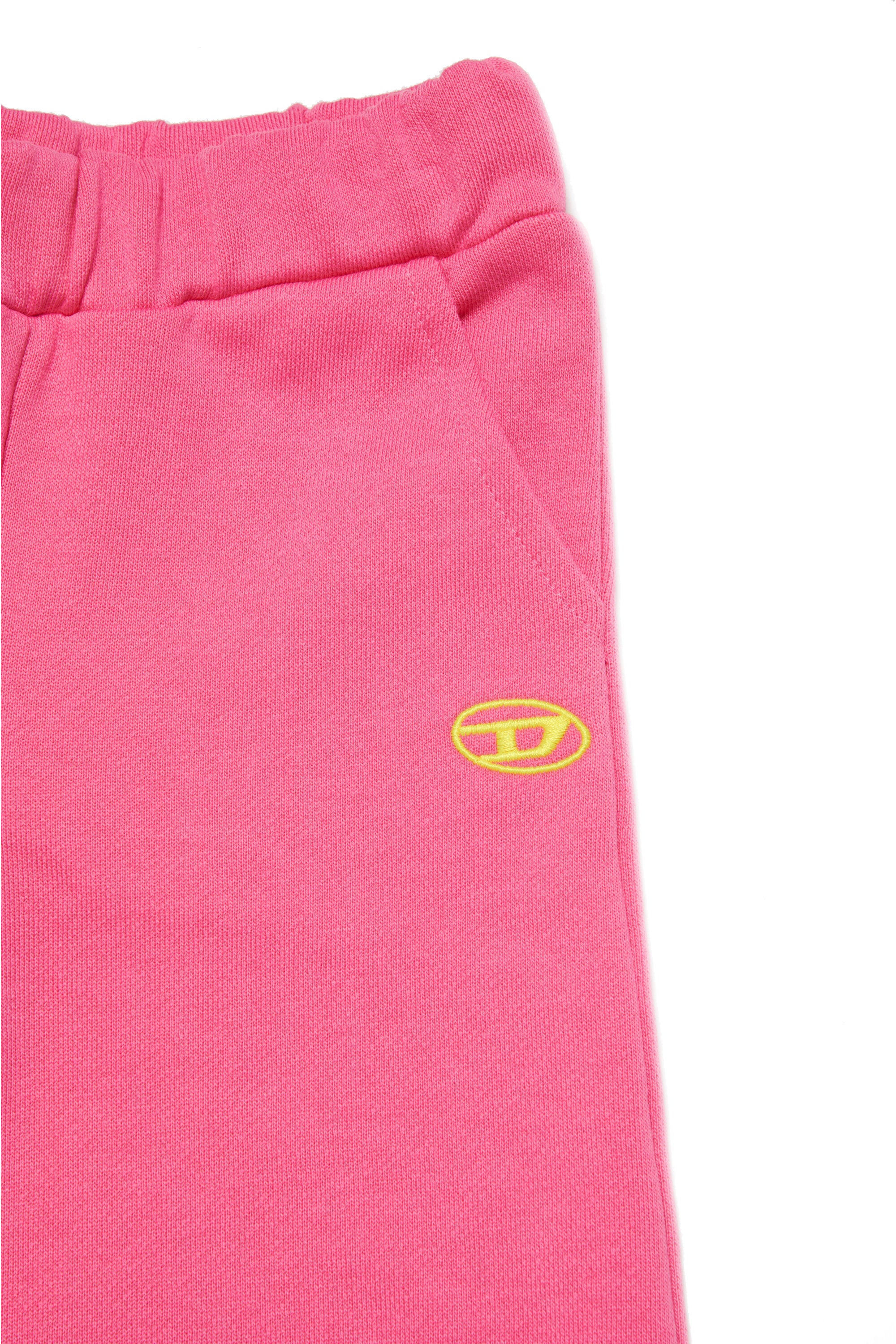 Pantaloni in felpa con logo Oval D