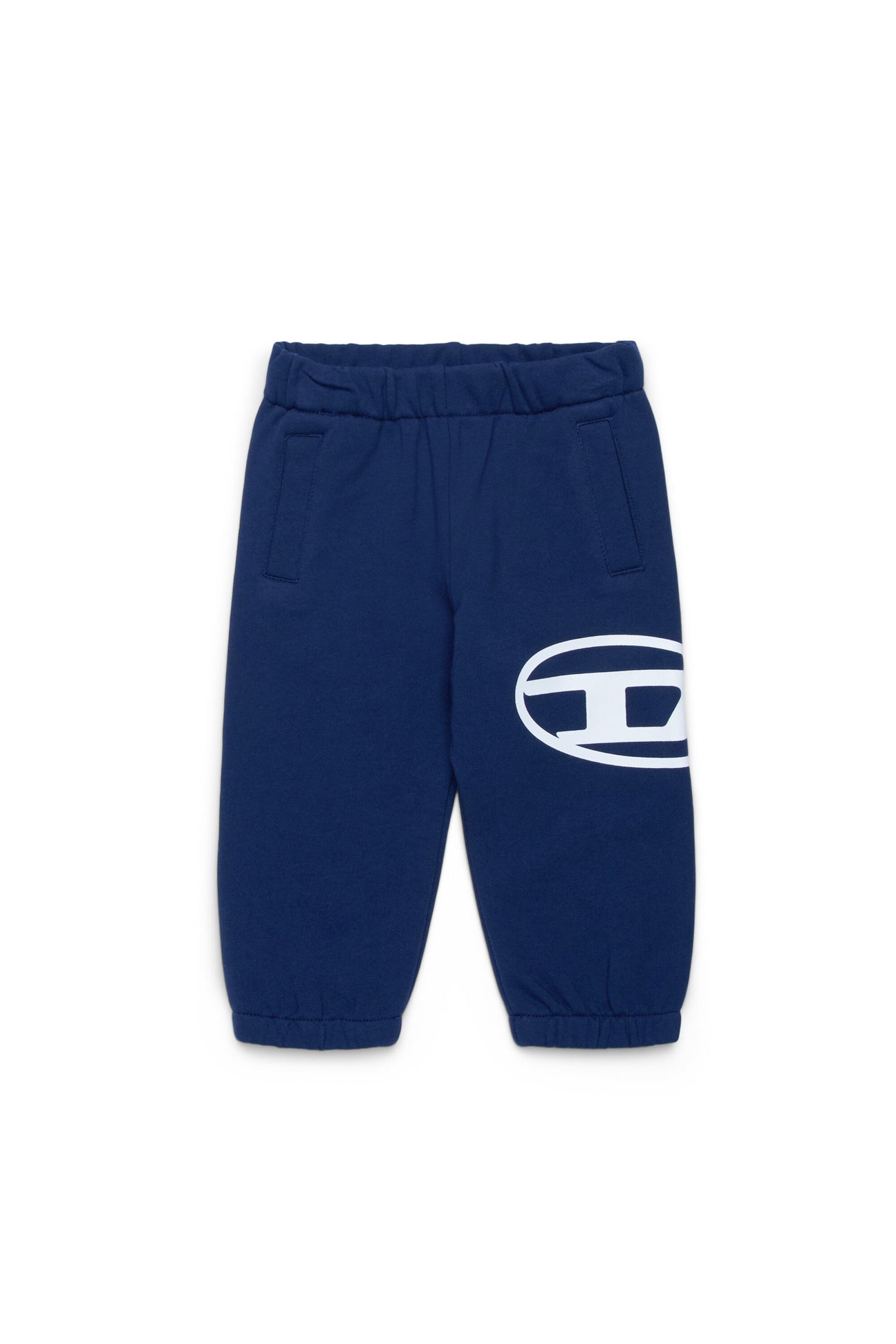Pantalones deportivos de felpa con logo oval D Pantalones deportivos de felpa con logo oval D