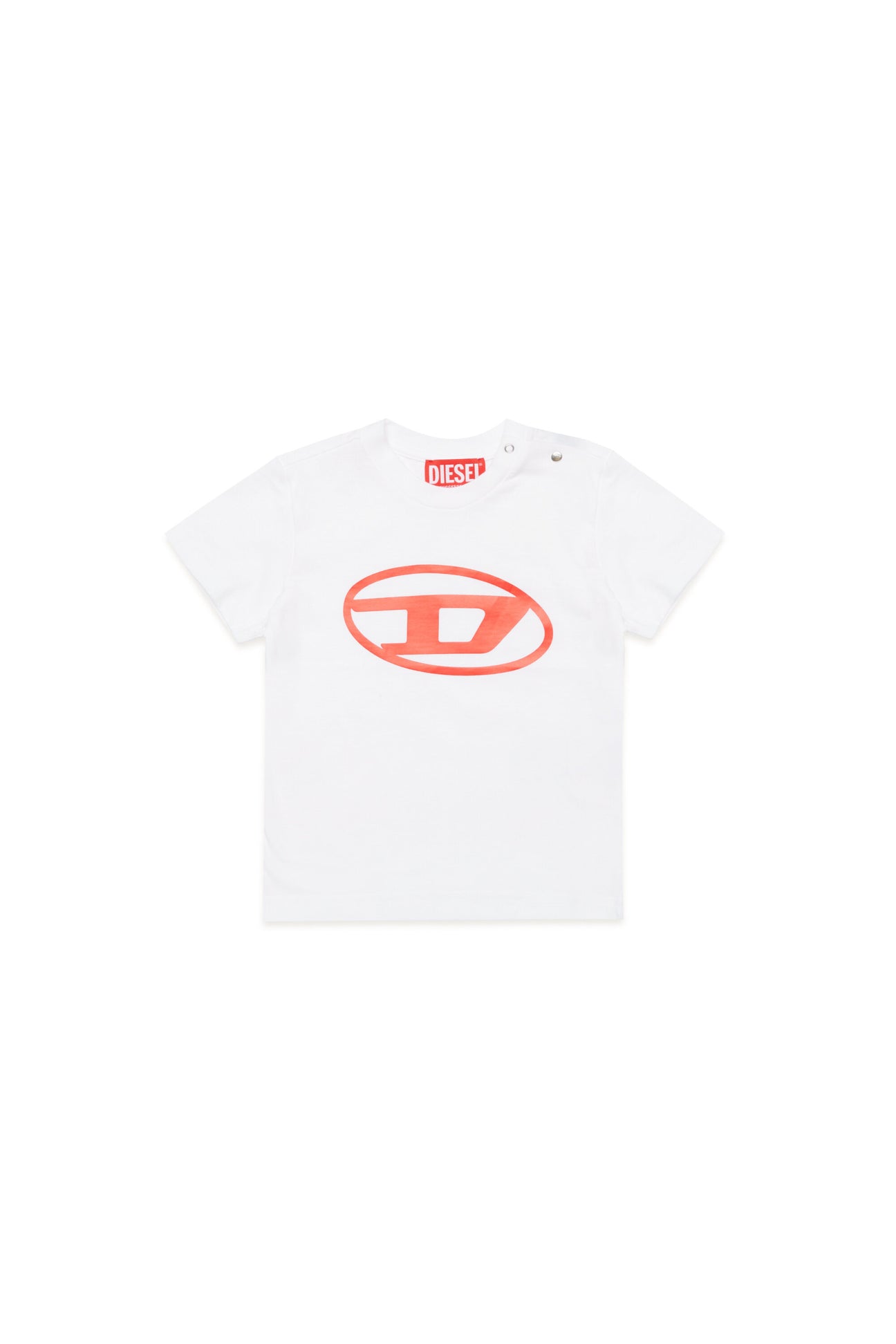 T-shirt con logo oval D 