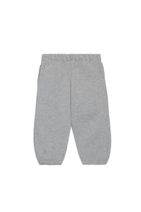 Fleece branded jogger pants