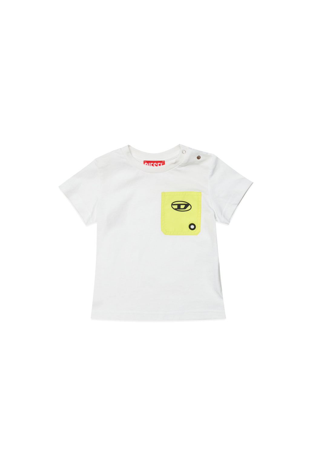 T-shirt with fluo pocket
