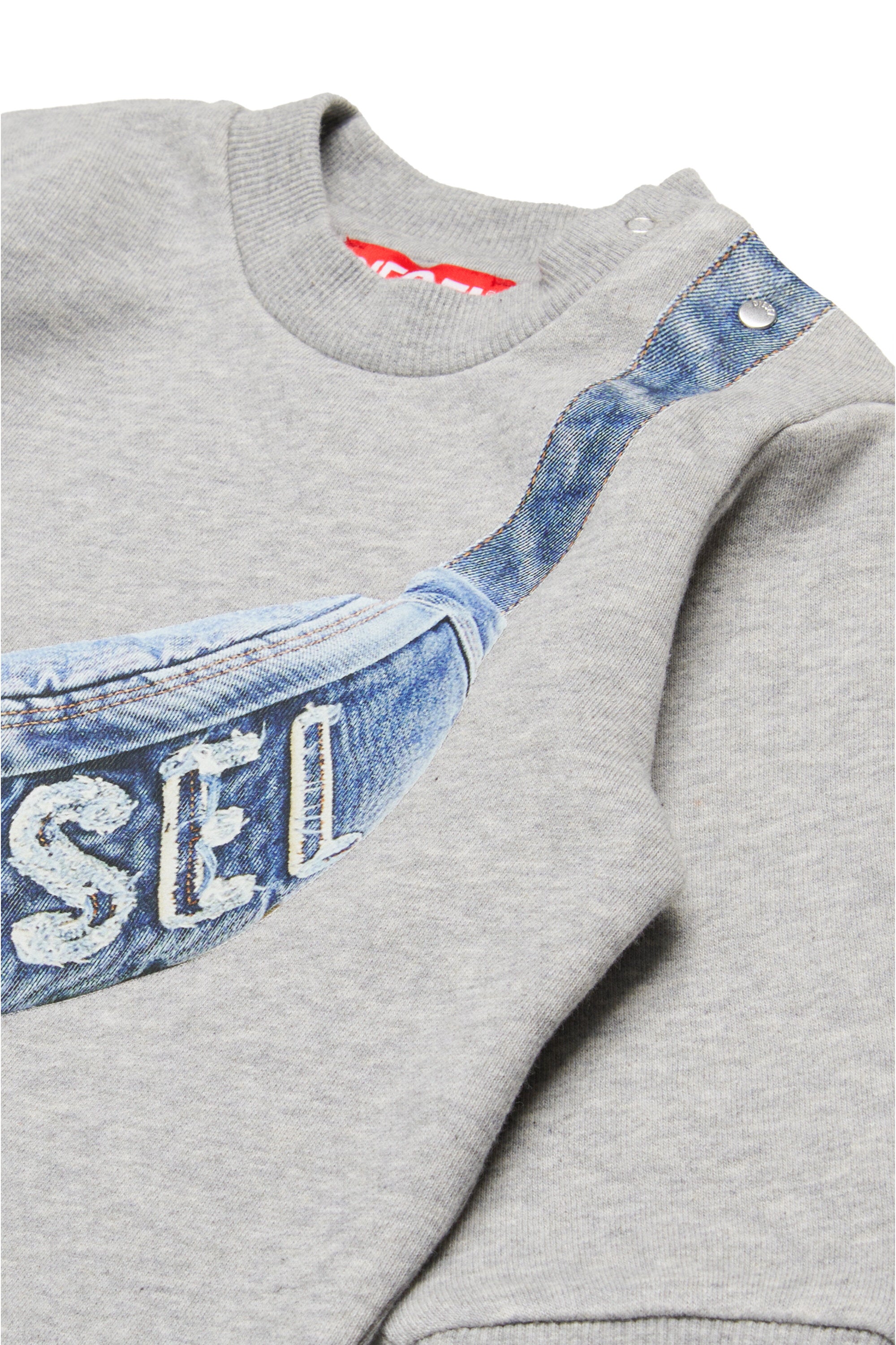 Sweat-shirt à col ras avec graphisme Diesel Hip Pack