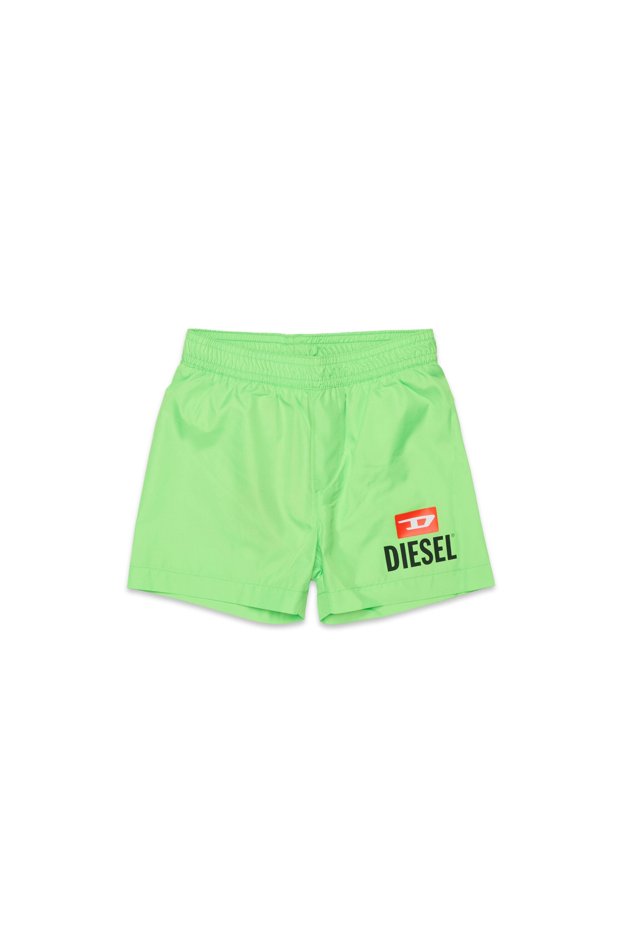 Boxer swimsuit with logo