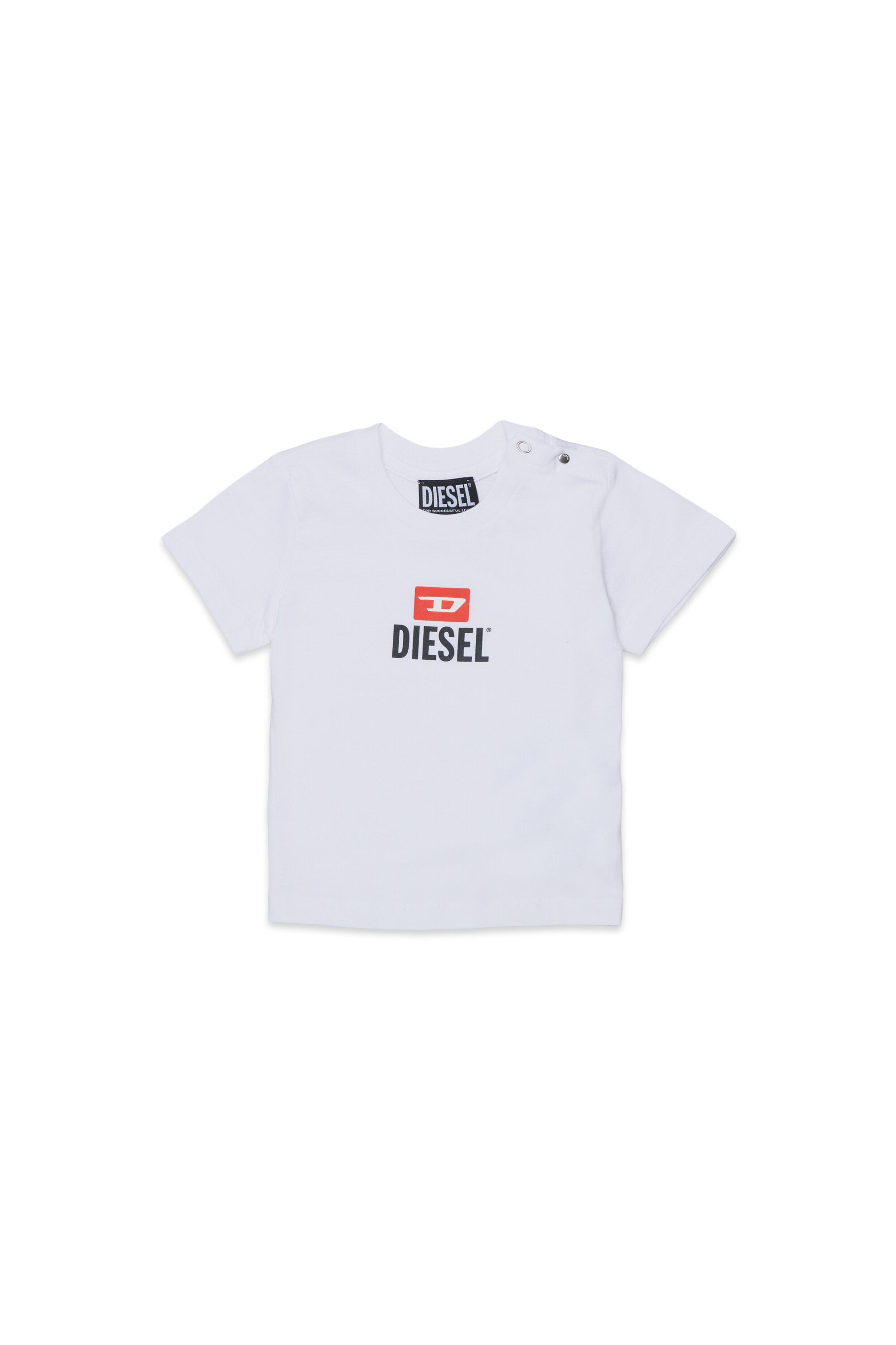 Rundhals-T-Shirt mit Logo