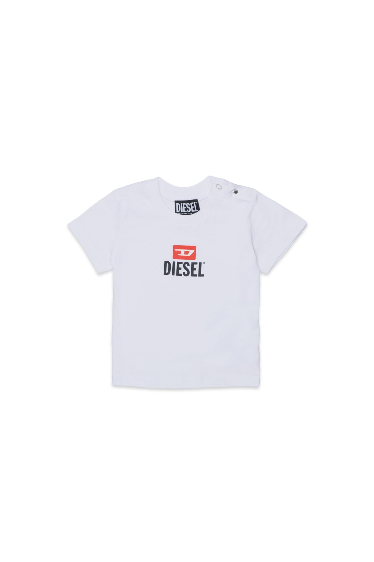 Camiseta de cuello redondo con logo