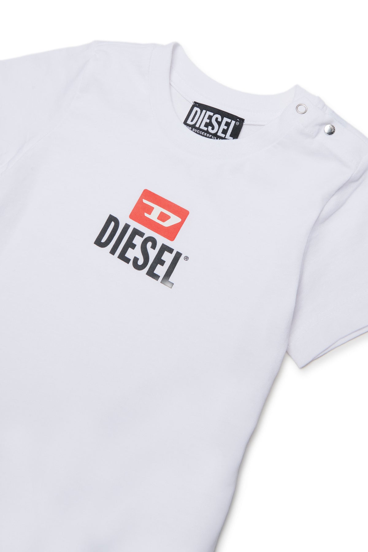 Camiseta de cuello redondo con logo