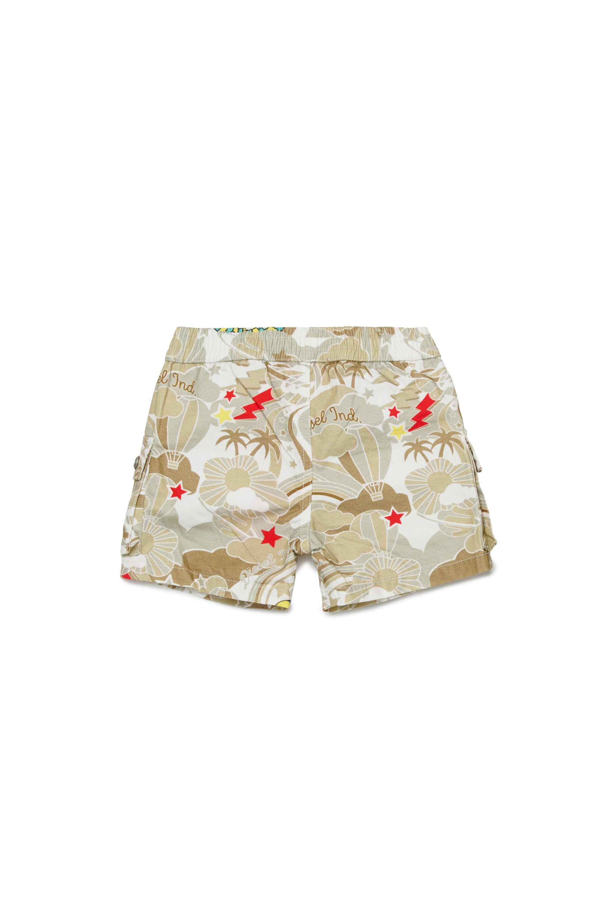 Shorts cargo con logo