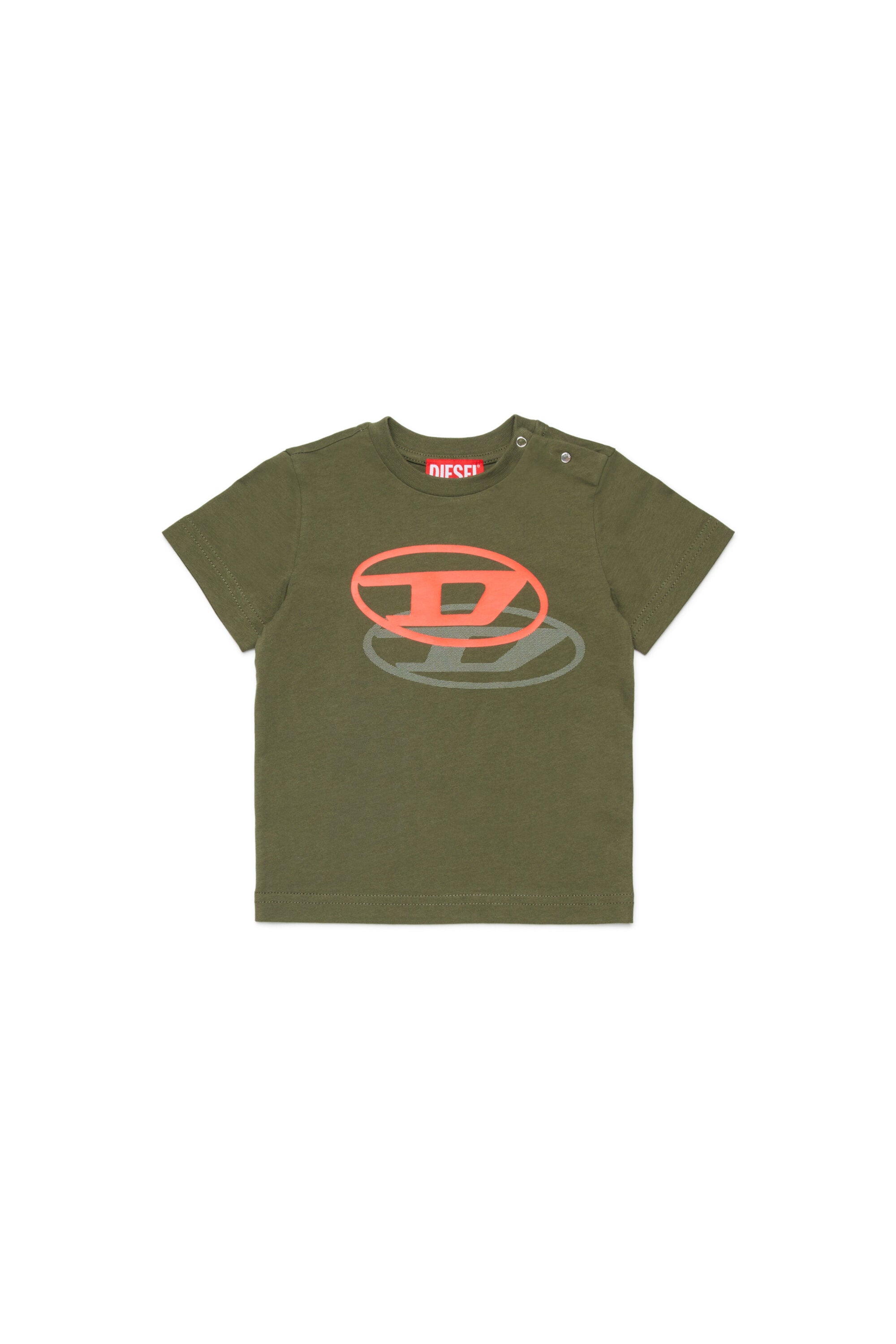 T-shirt con logo Oval D dinamico