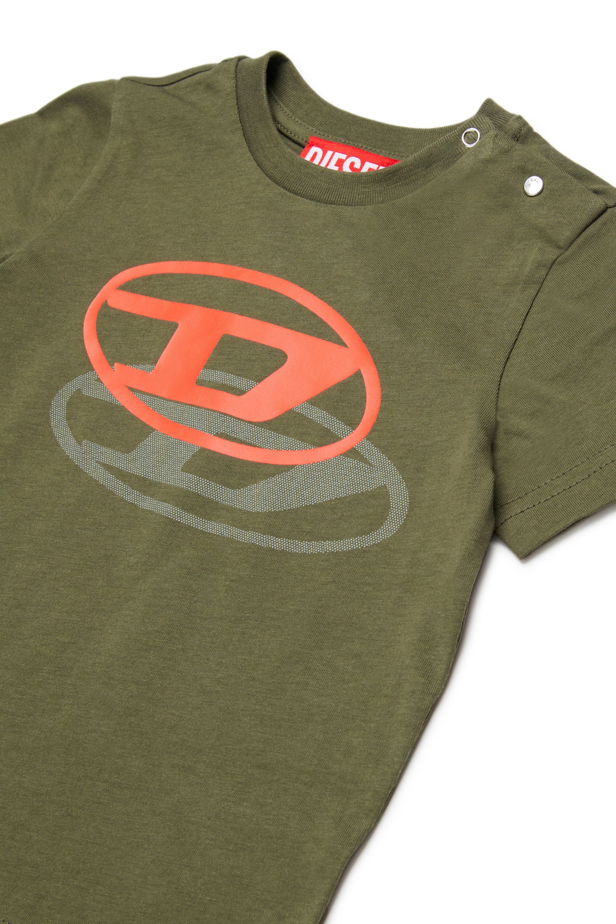 T-shirt con logo Oval D dinamico