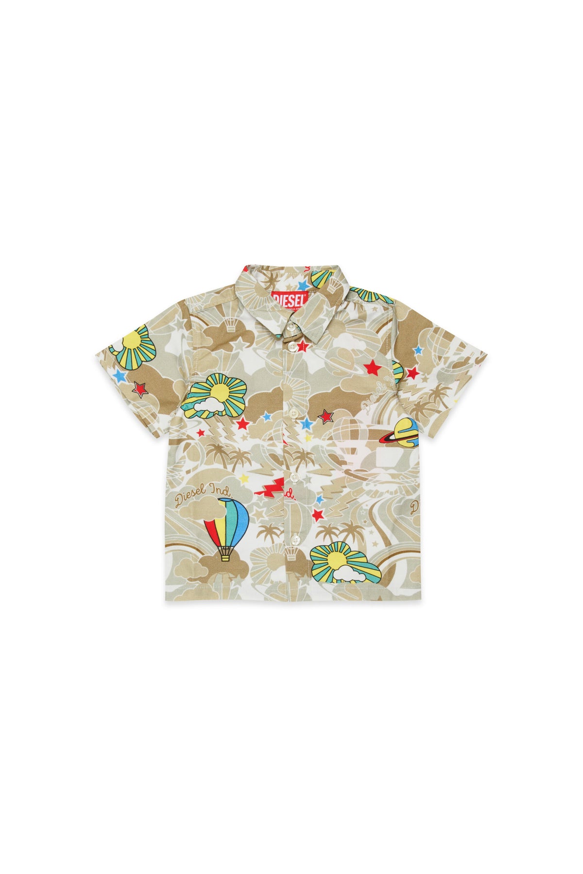 Chemise à manches courtes avec logo
