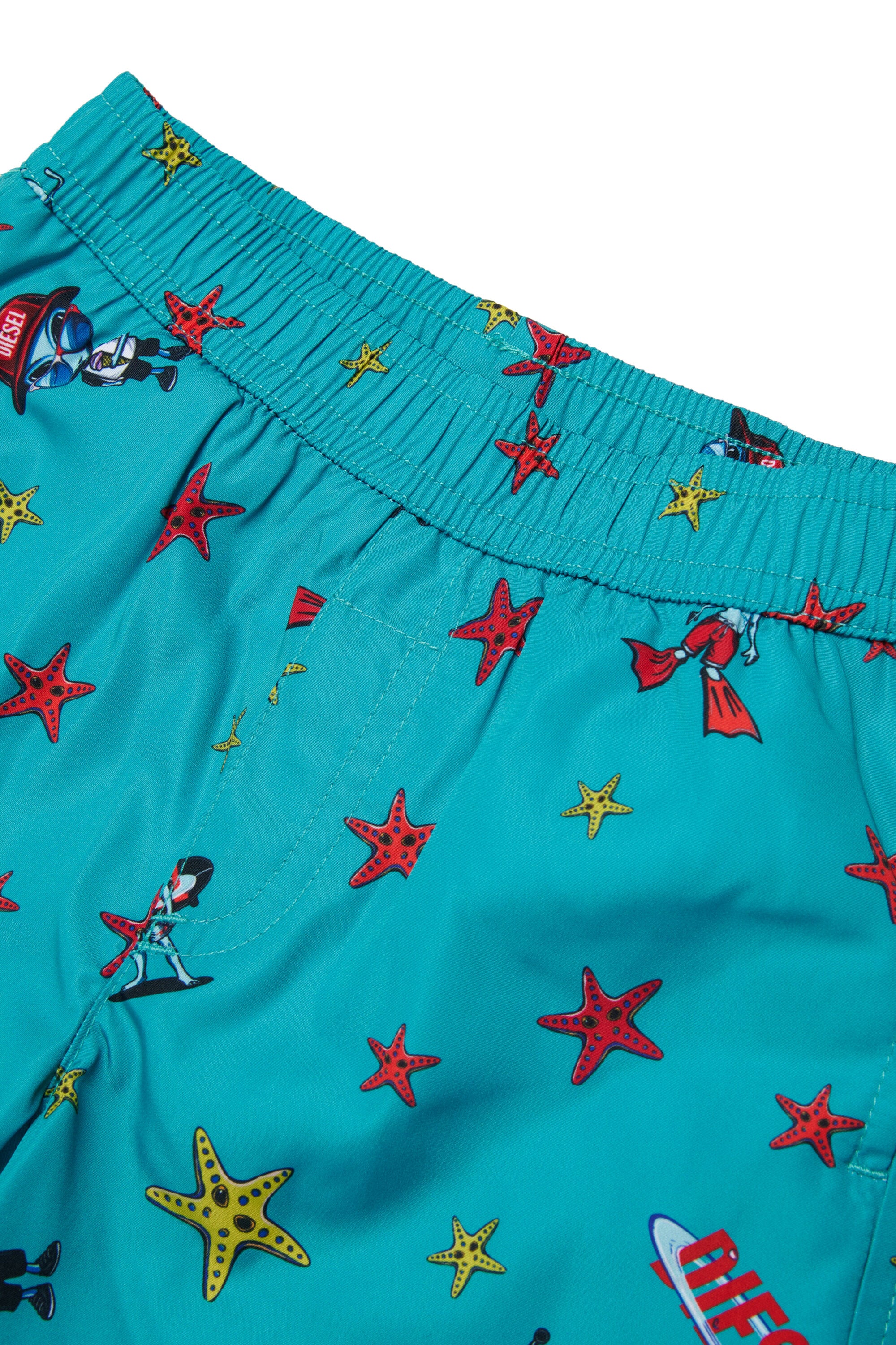 Boxershorts mit abstraktem Print