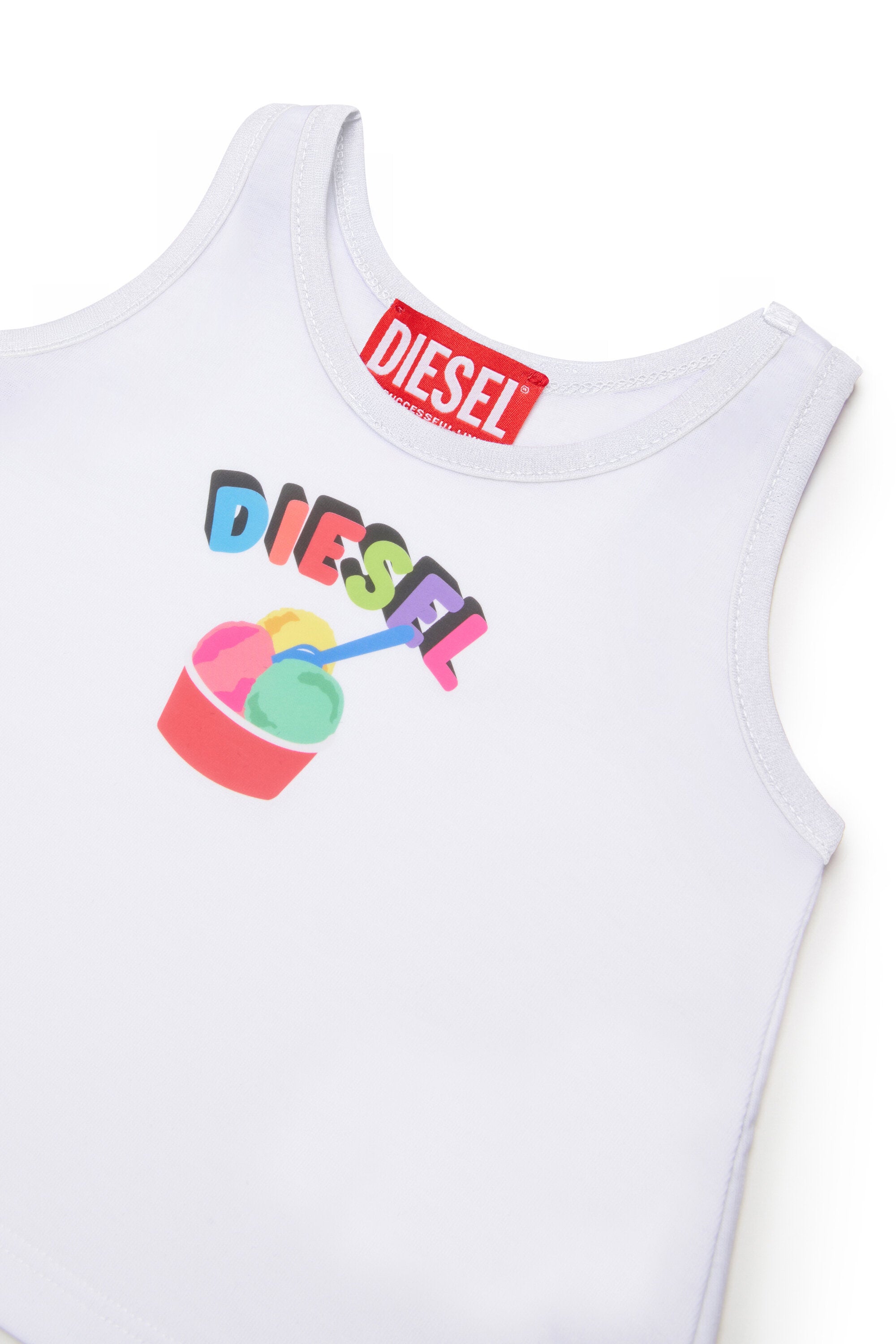 Ärmelloses T-Shirt mit Logo