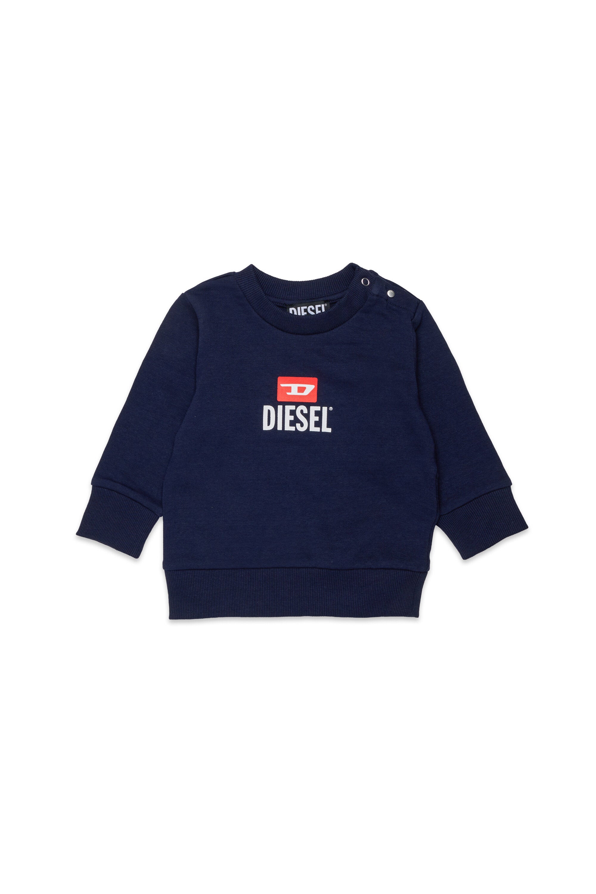 Sweatshirt mit Rundhalsausschnitt und Logo