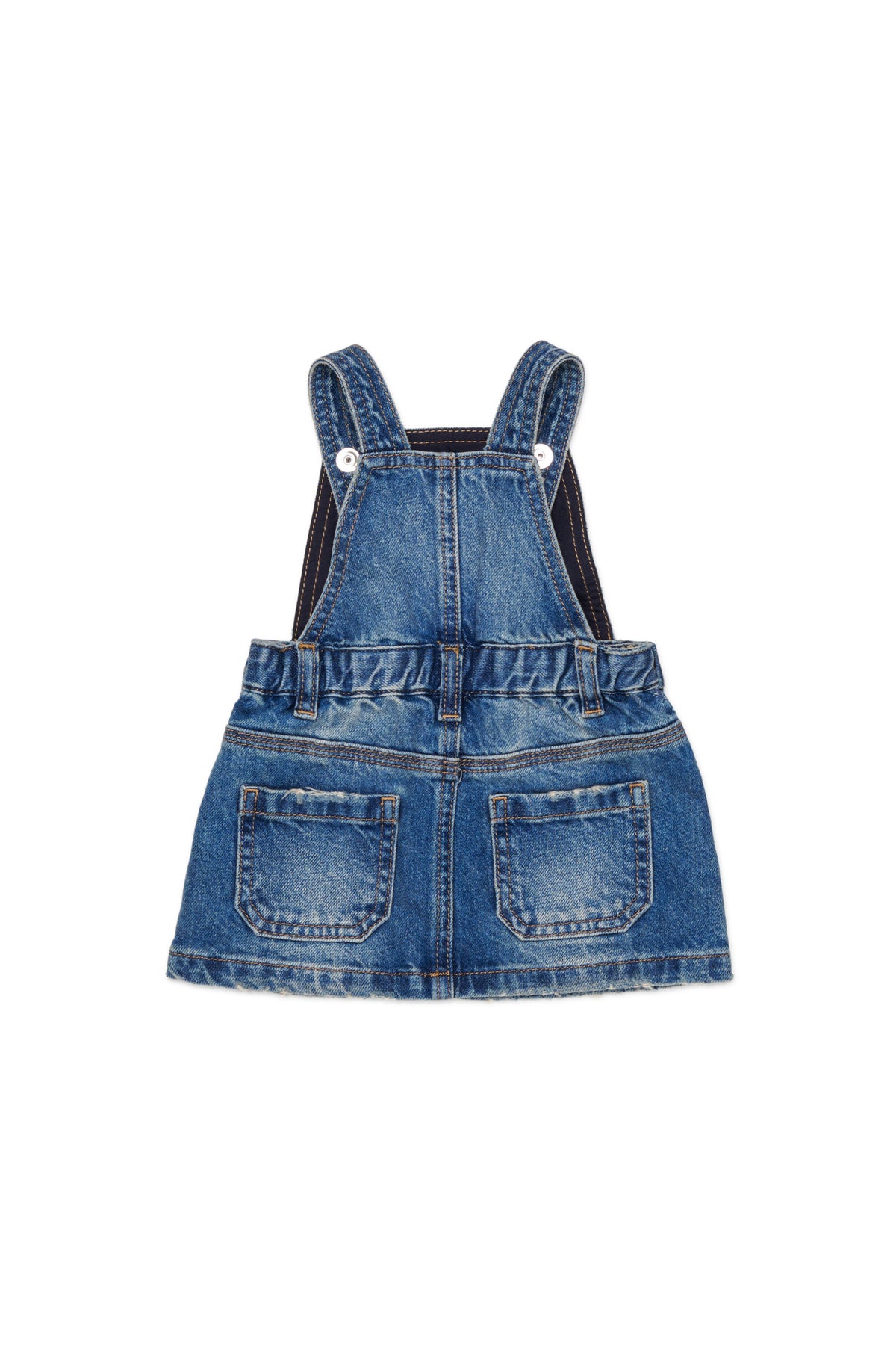 Salopette corta in denim