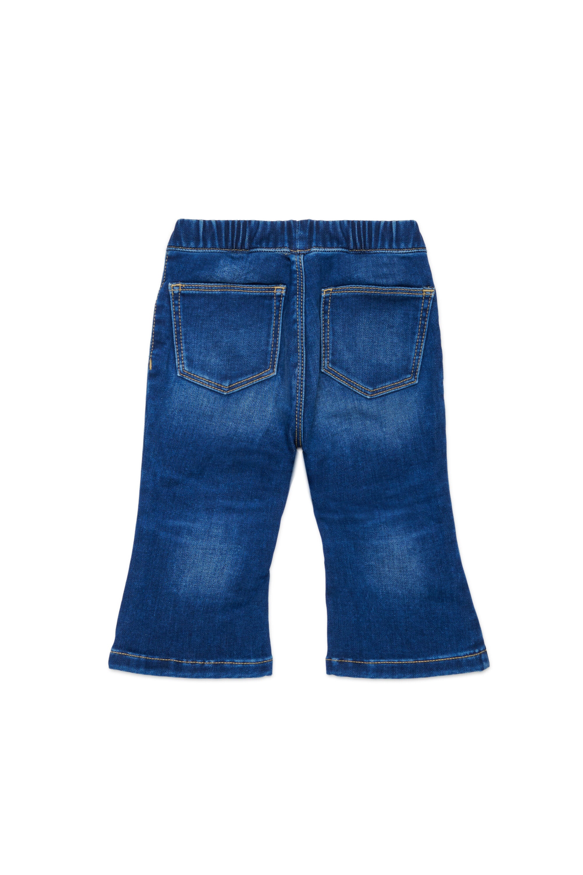 Jeans bootcut blu medio