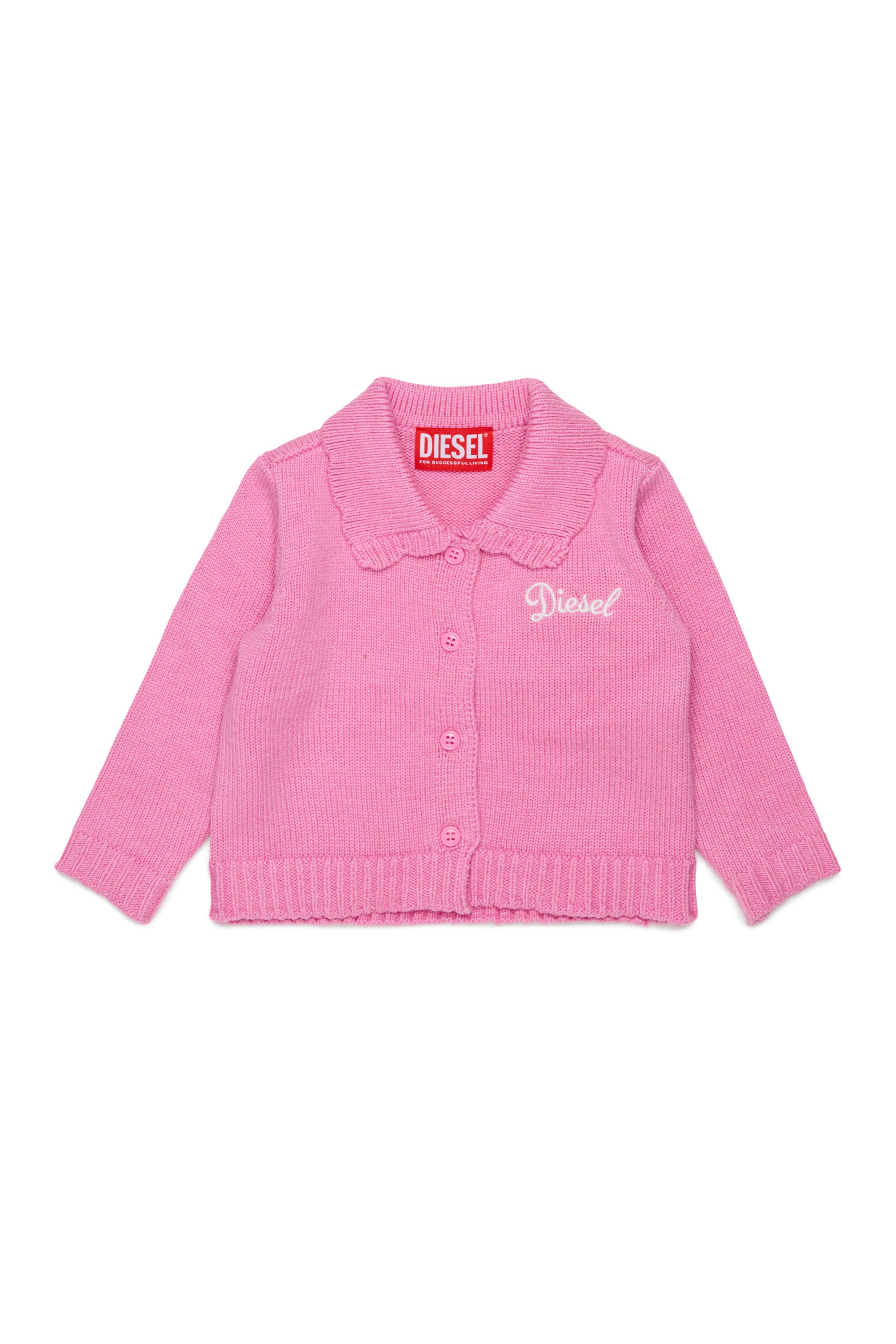 Strickcardigan mit Logo