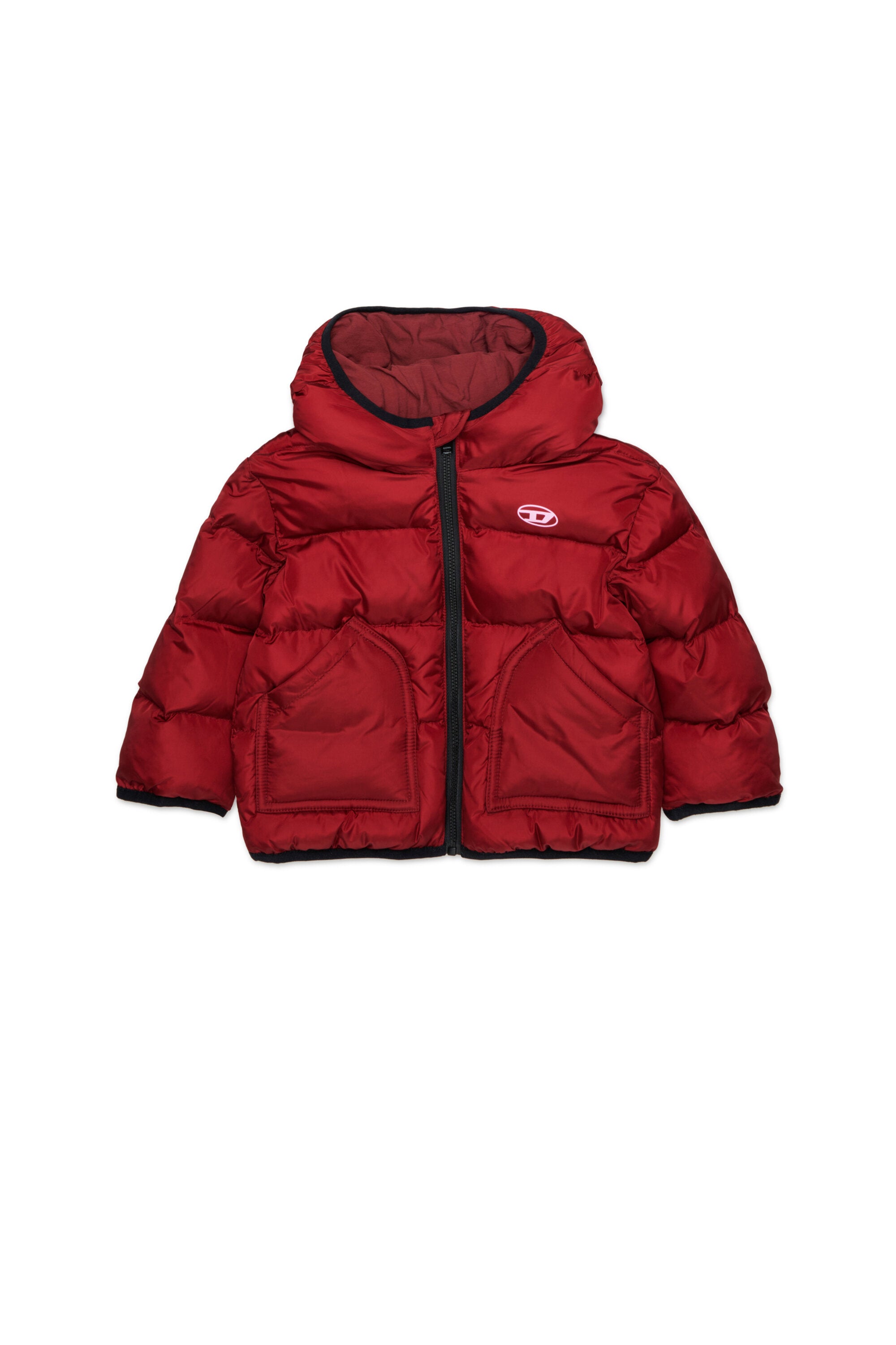Padded jacket with logo