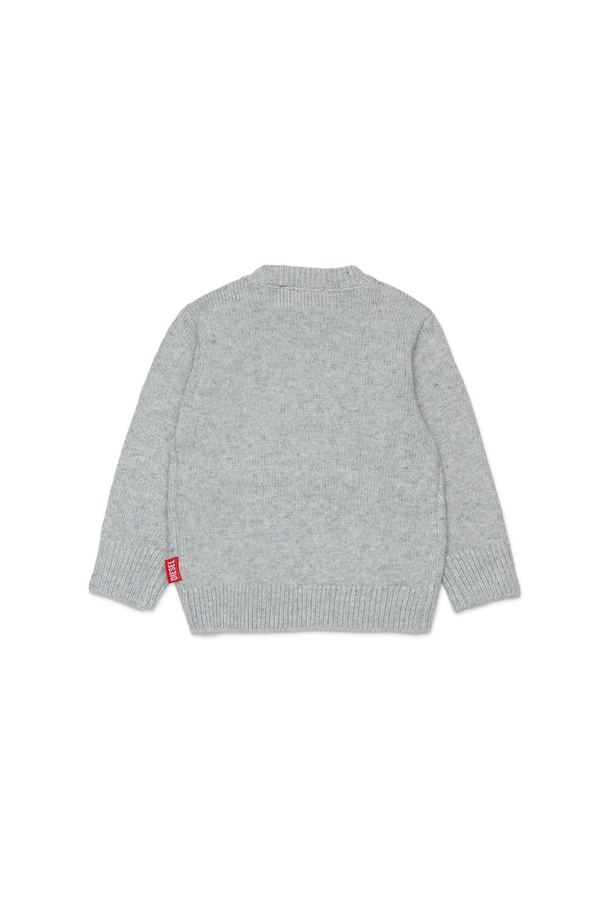 Rundhals-Pullover mit Logo