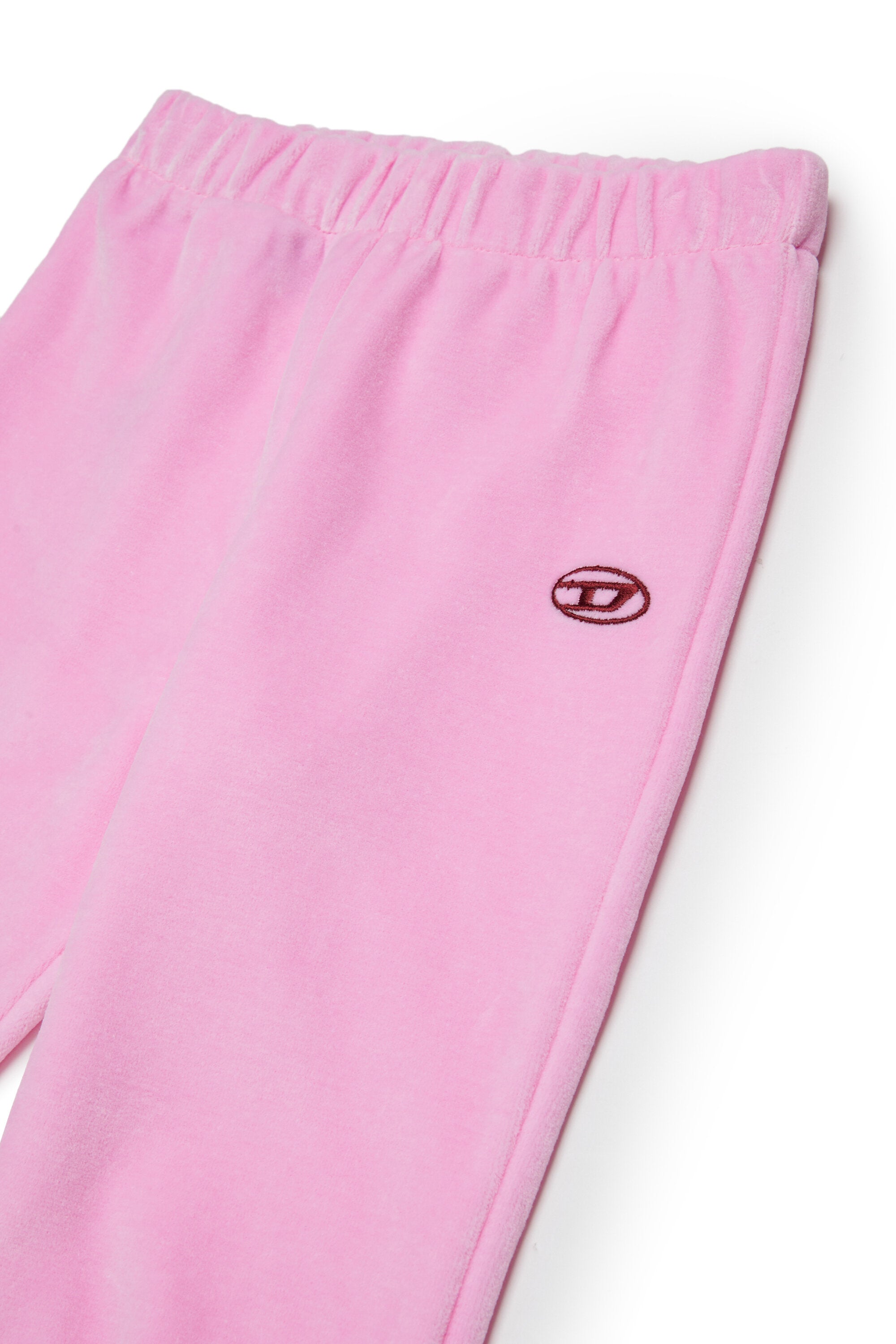 Hose aus Velours mit Logo