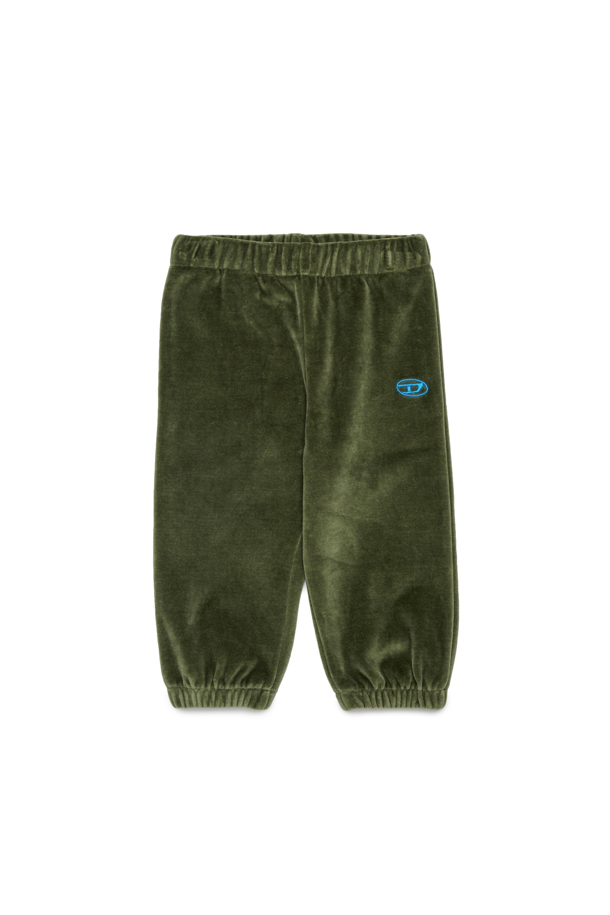 Hose aus Velours mit Logo