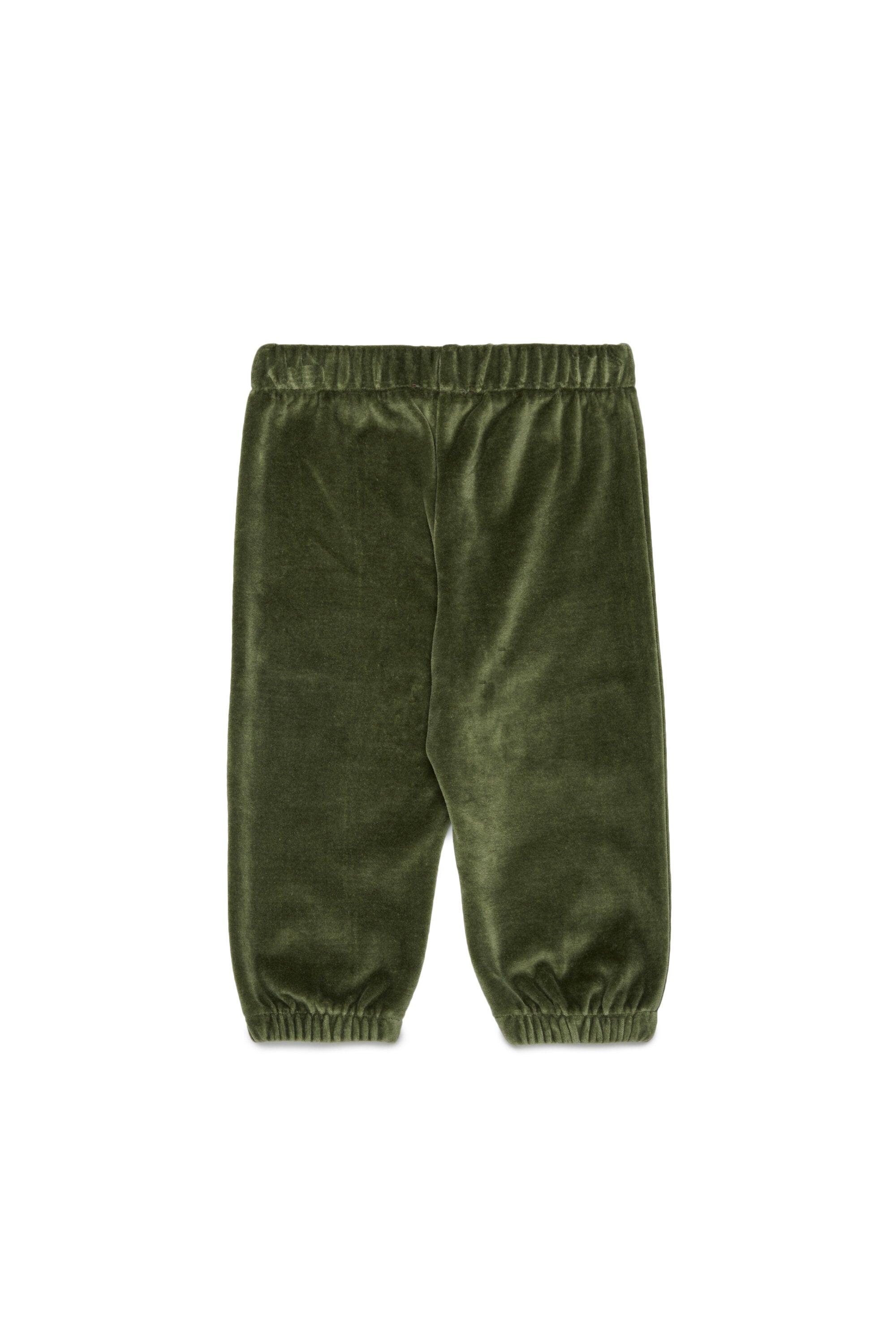 Hose aus Velours mit Logo