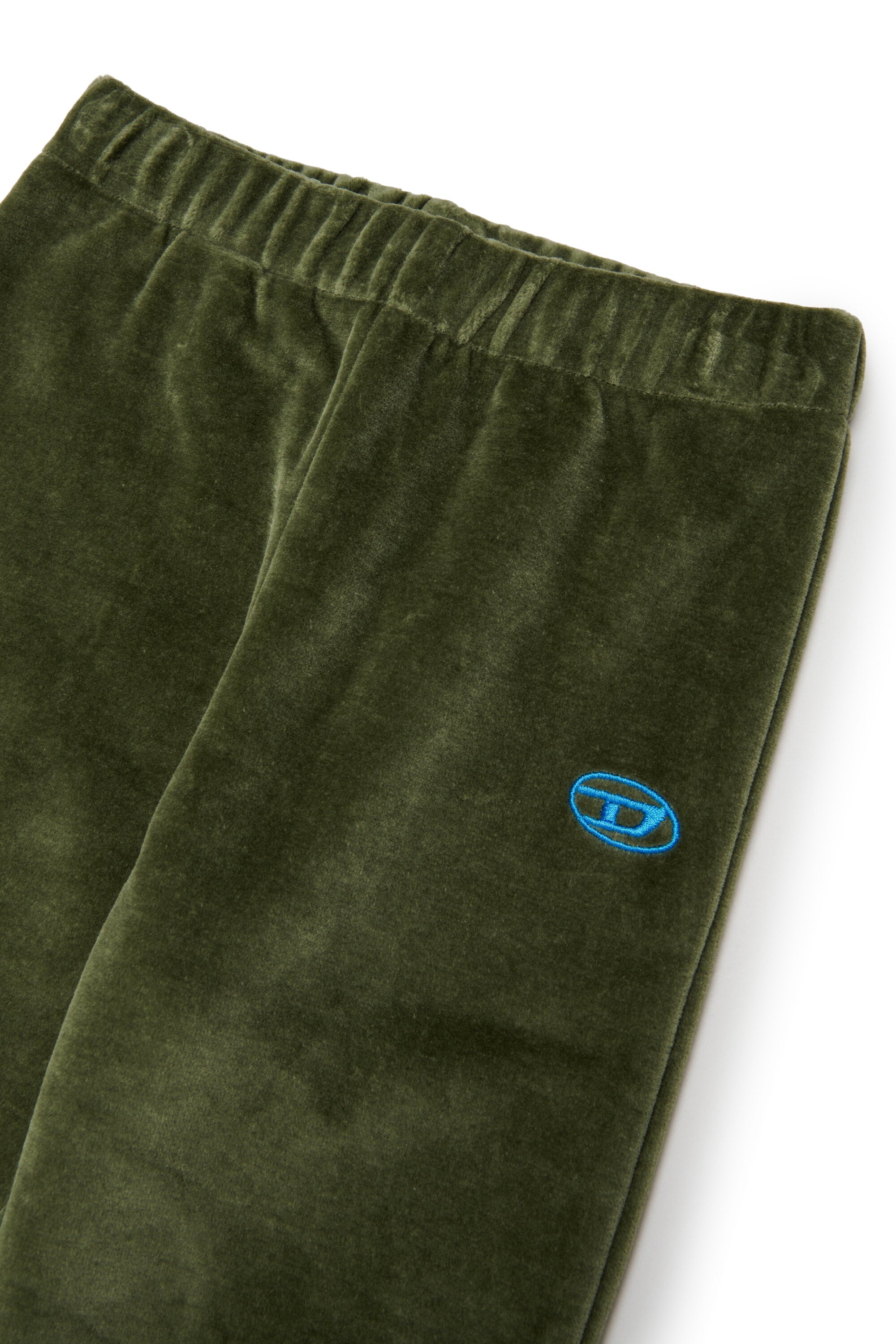 Hose aus Velours mit Logo