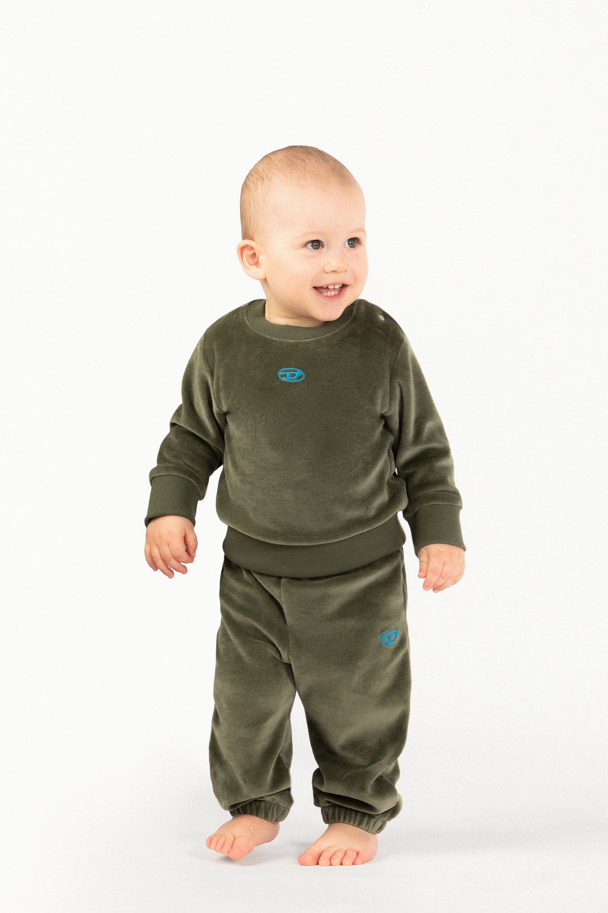 Pantalones de felpa con logo