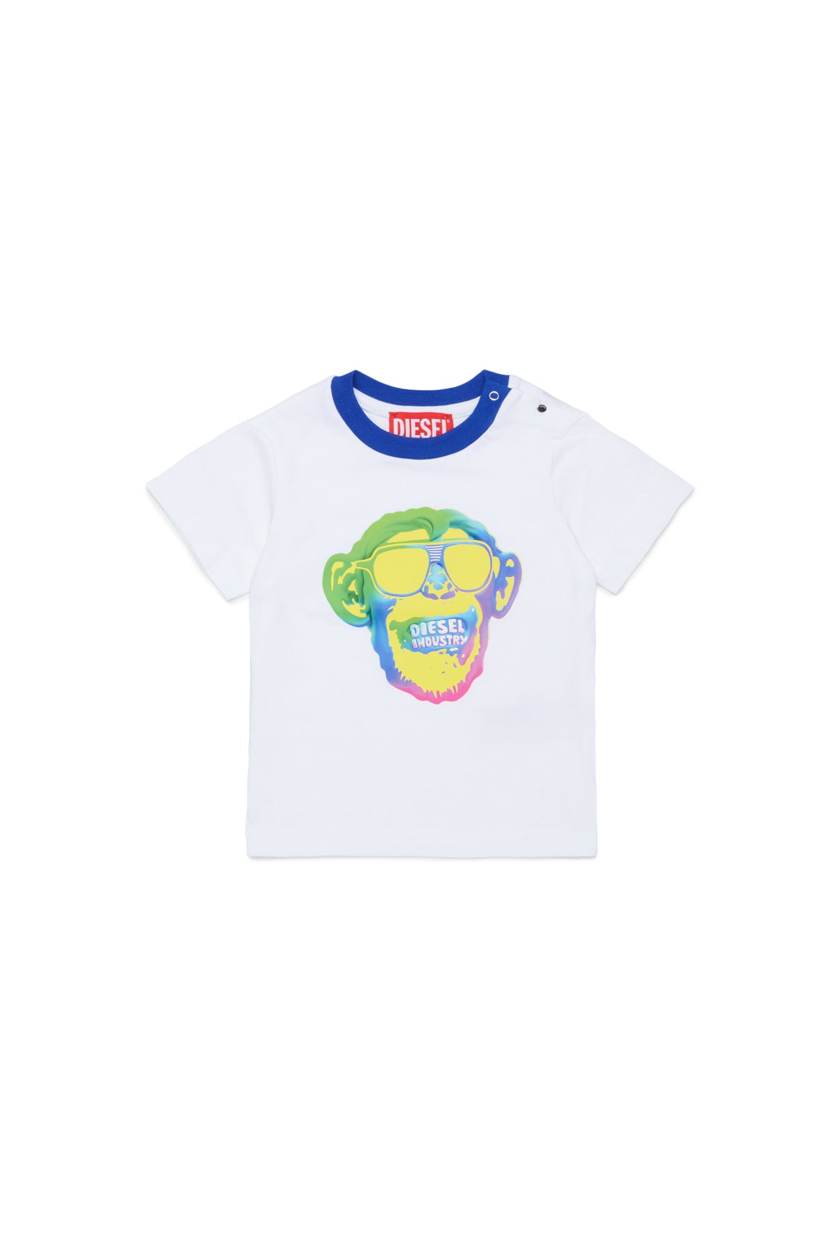T-Shirt mit buntem Print
