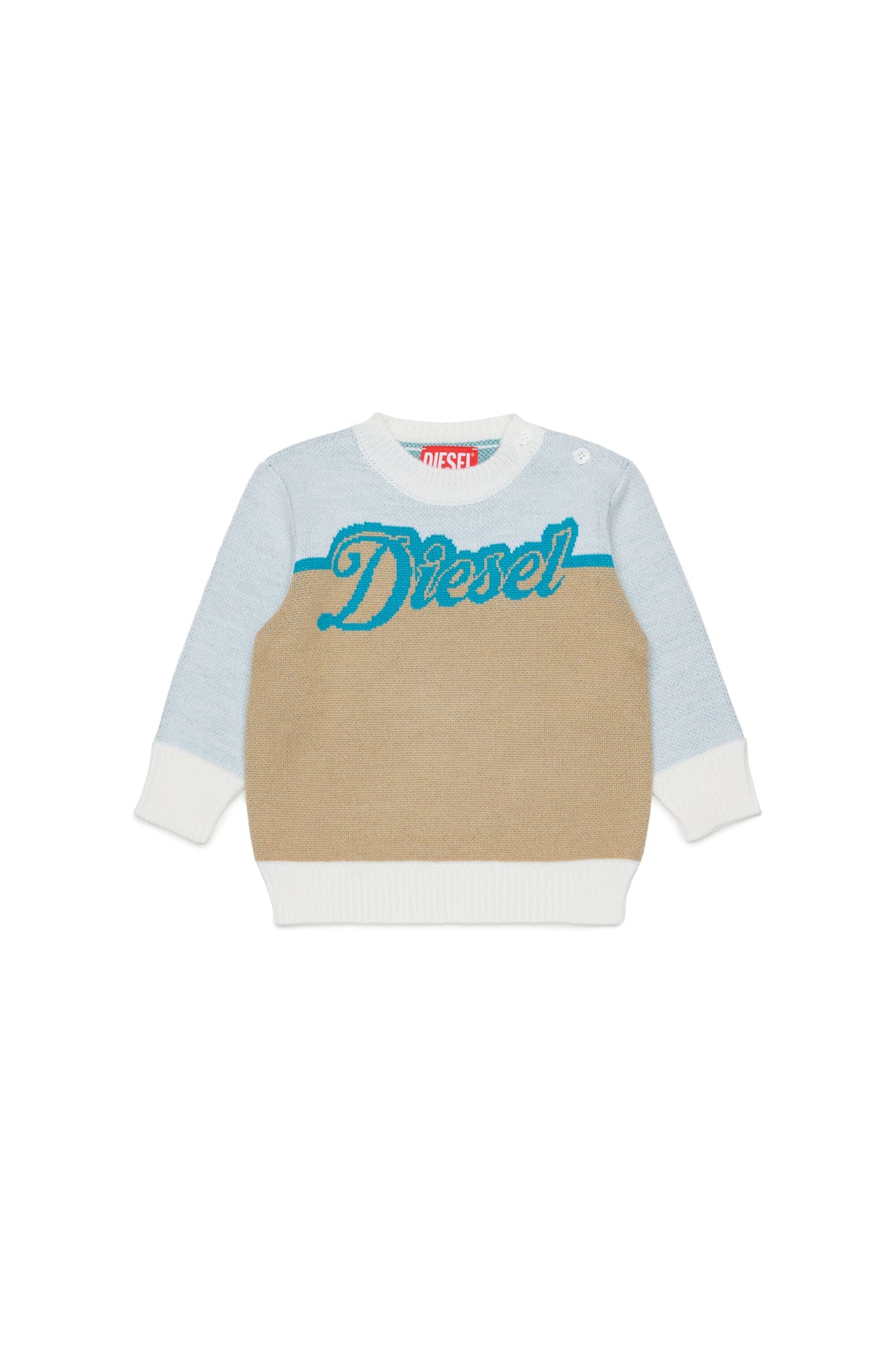 Crew-neck pullover with logo