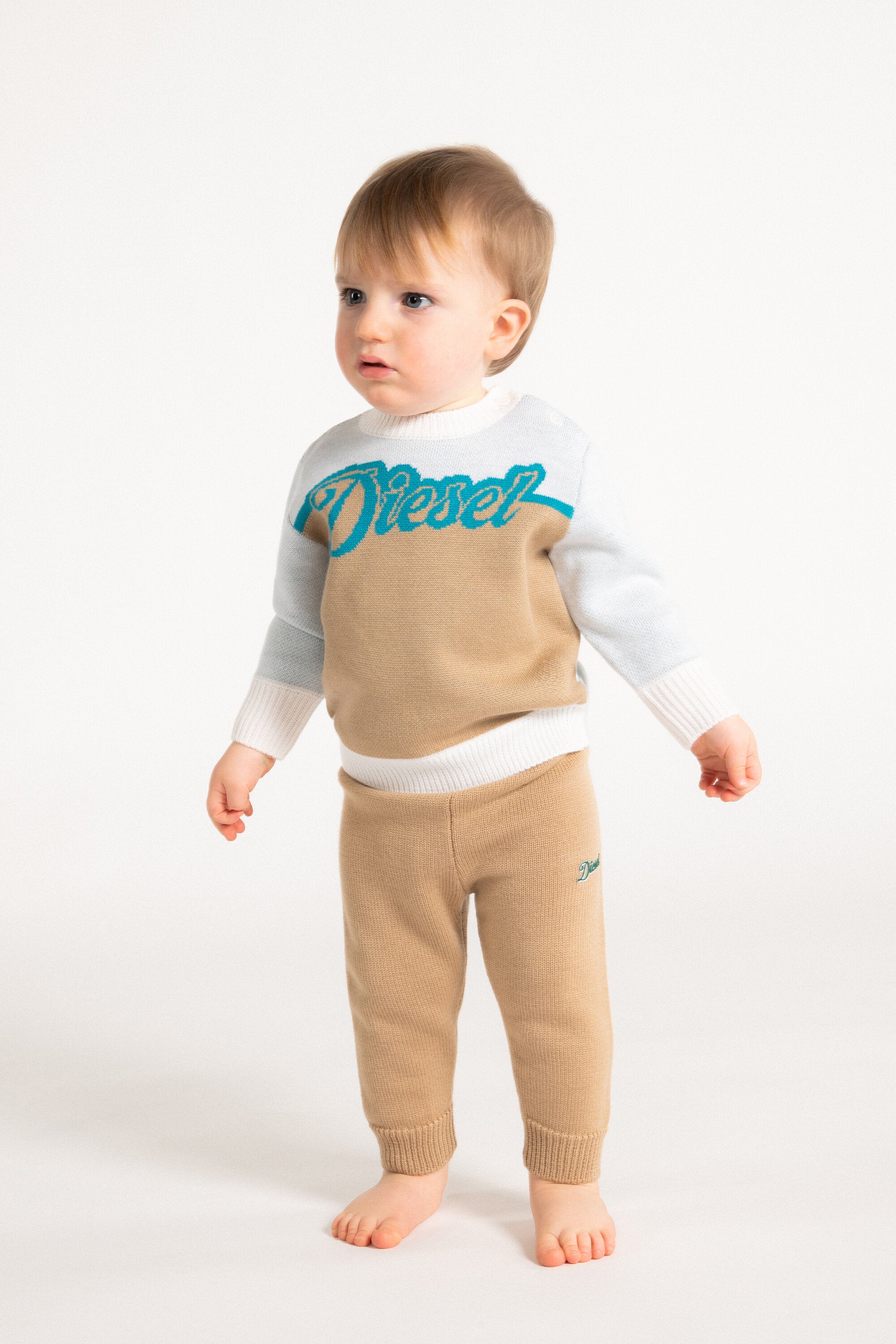 Pullover girocollo con logo