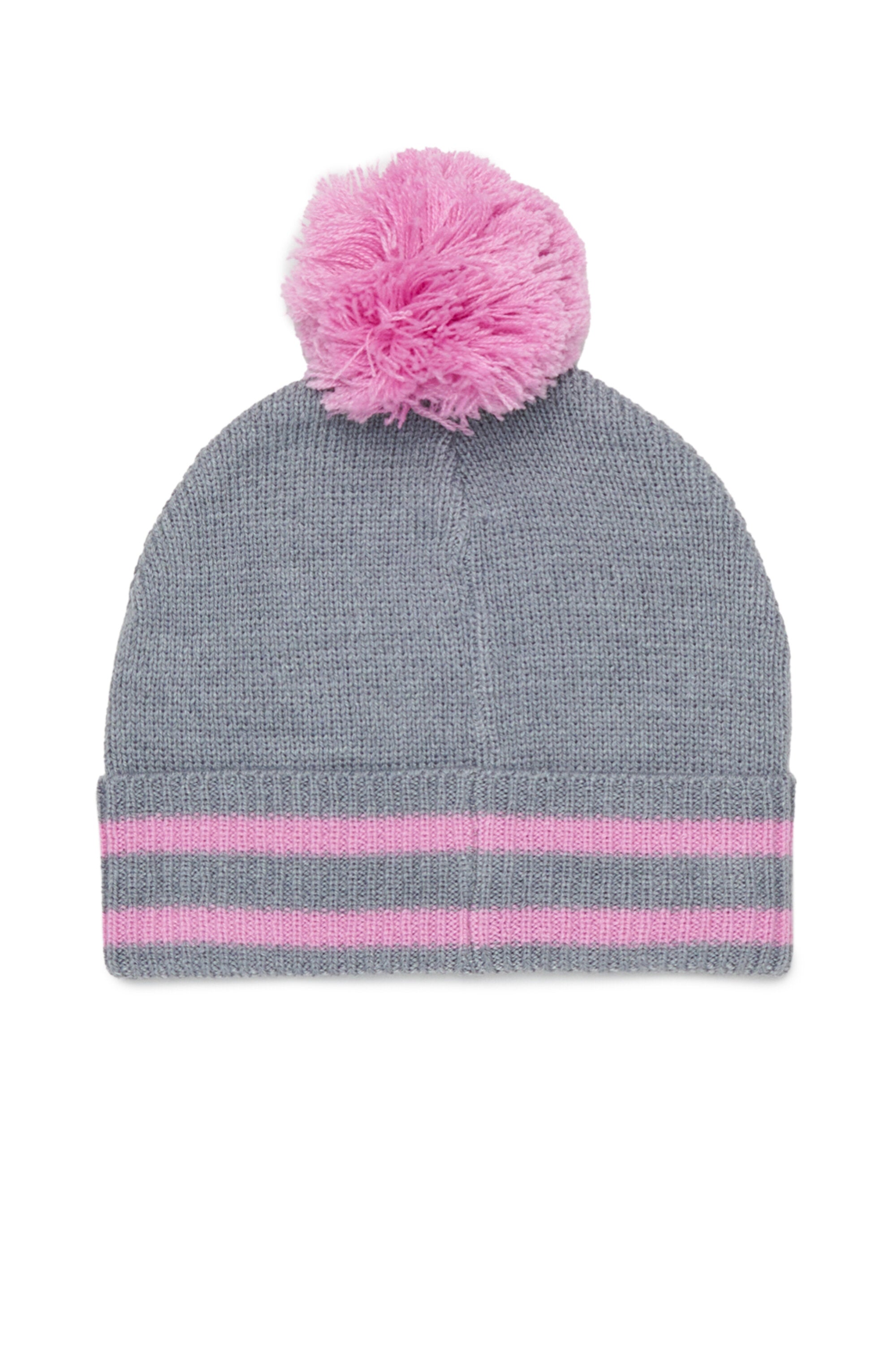 Gorro con pompón y logo