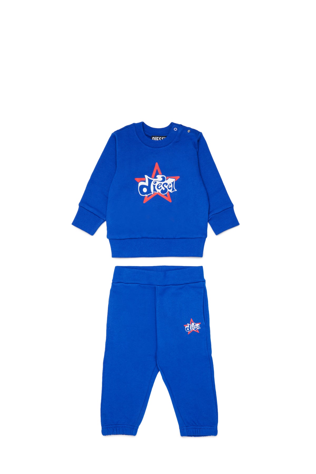 Overall aus Baumwolle mit Logo
