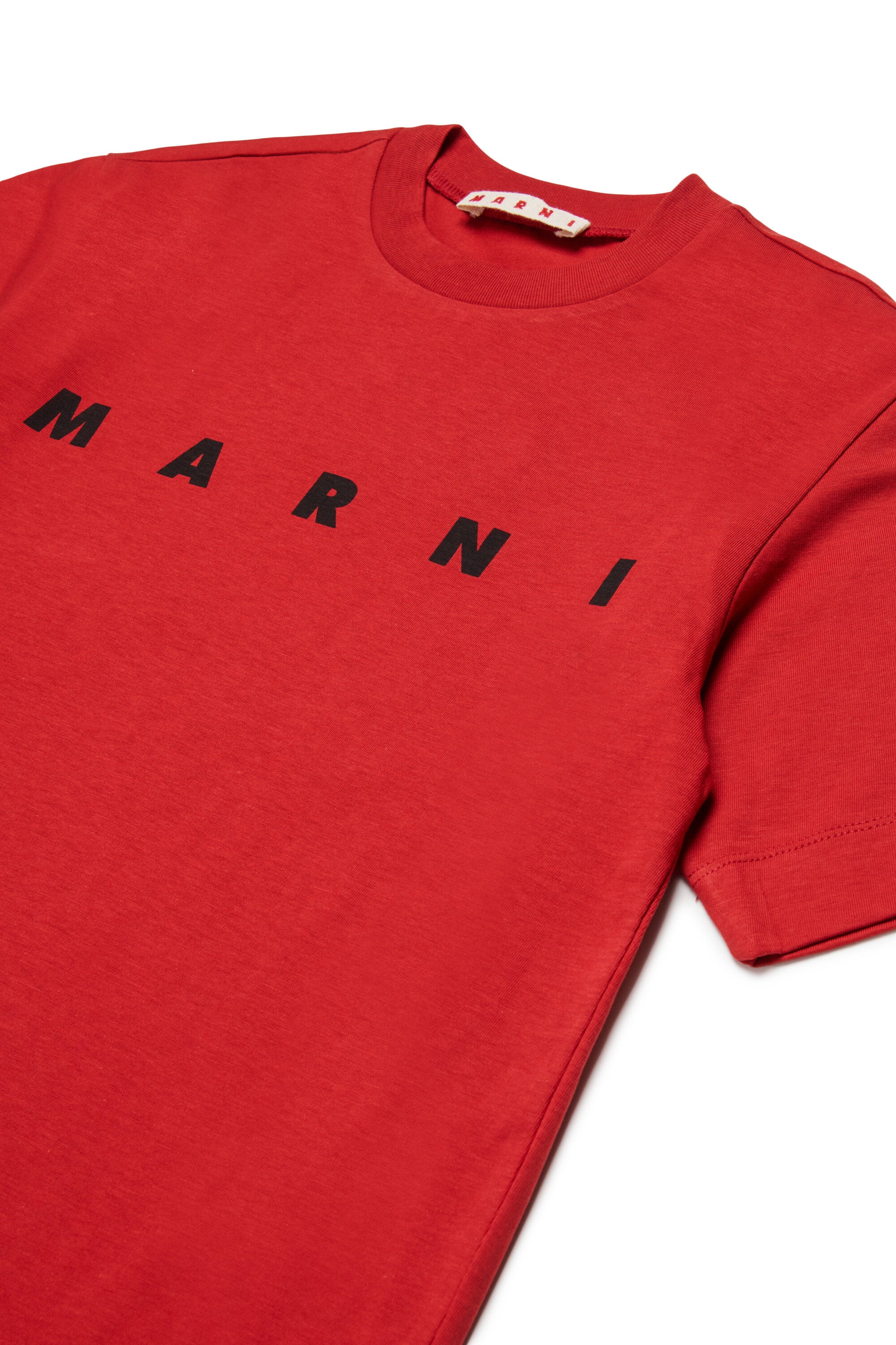 T-shirt in jersey con logo