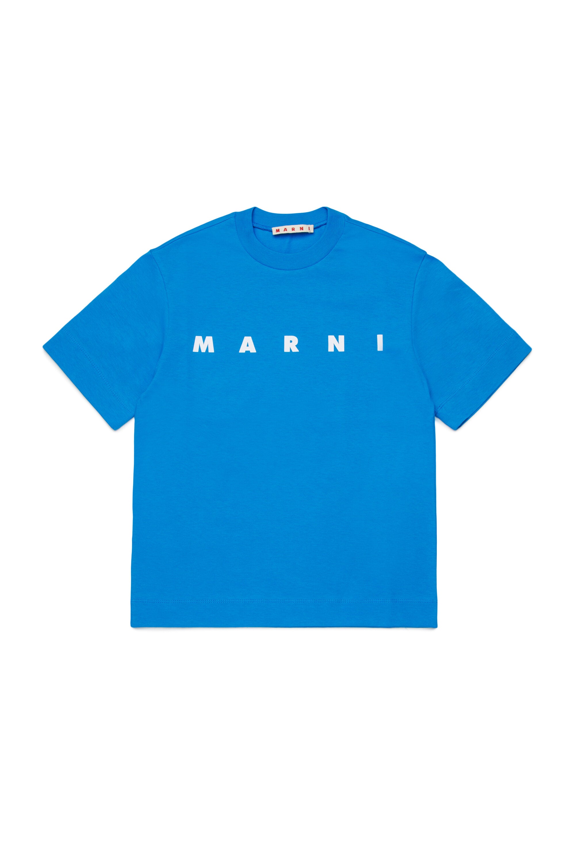 T-shirt in jersey con logo