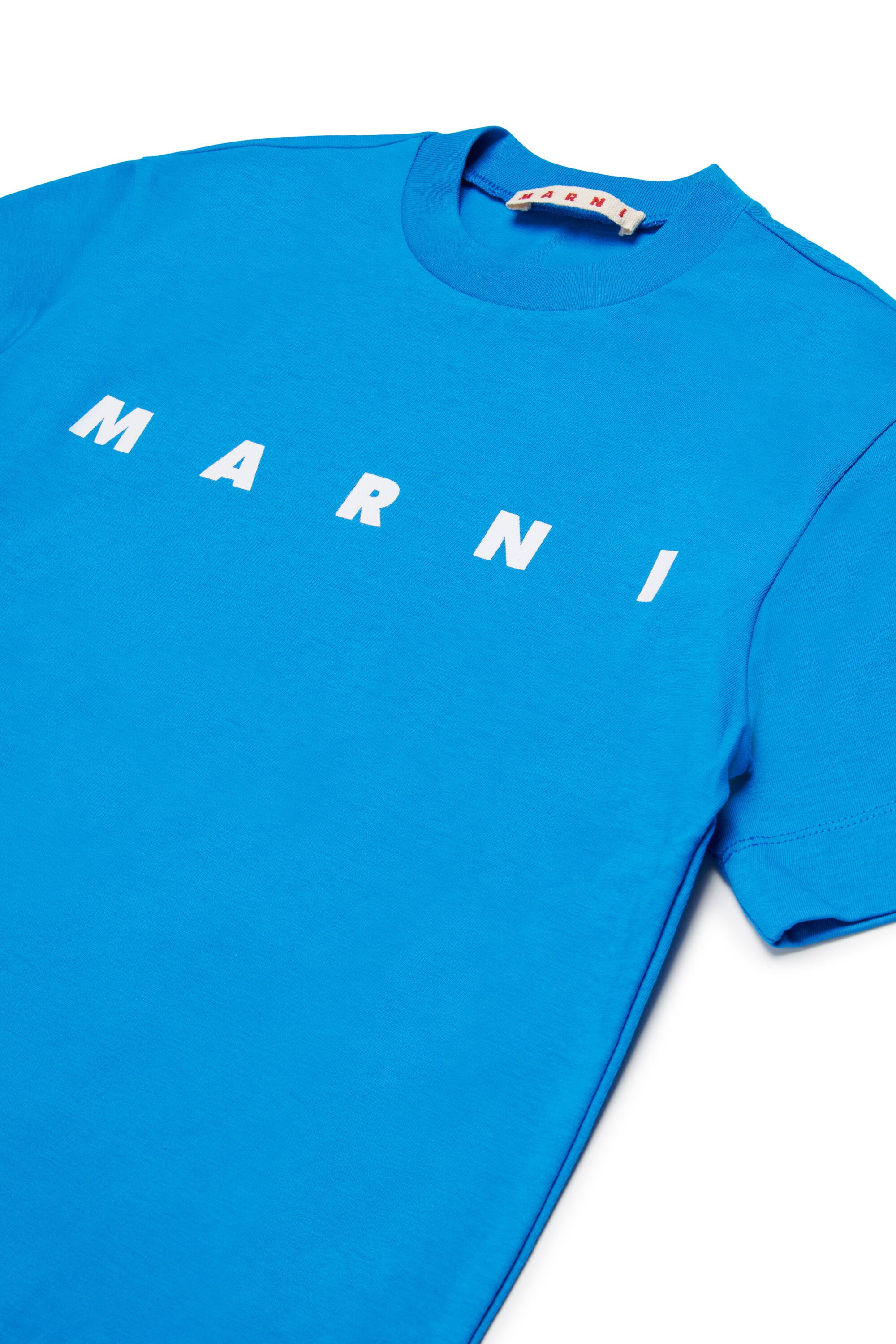 T-shirt in jersey con logo