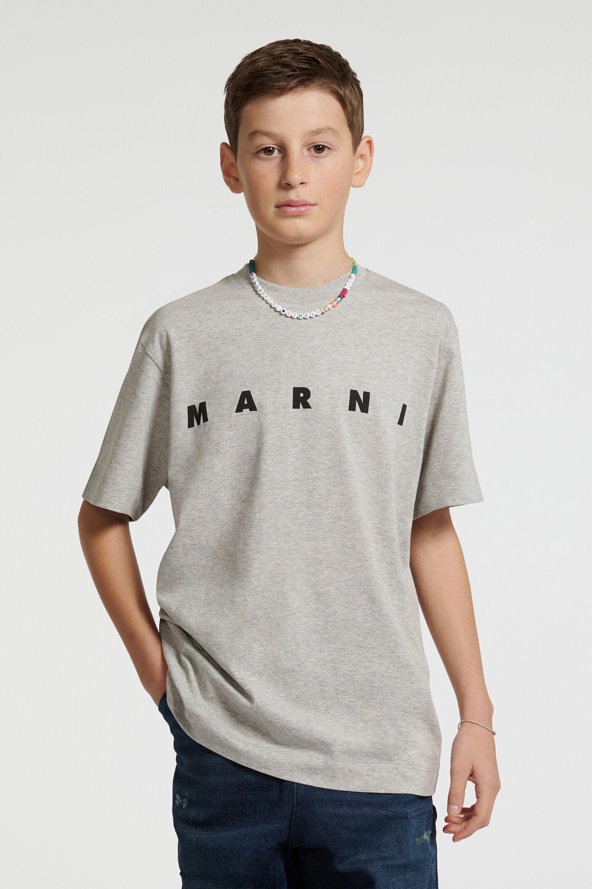 T-Shirt aus Trikot mit Logo