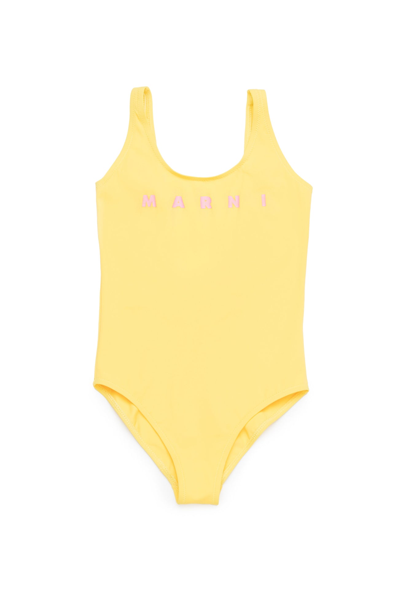 One-piece swimming costume in lycra with logo 