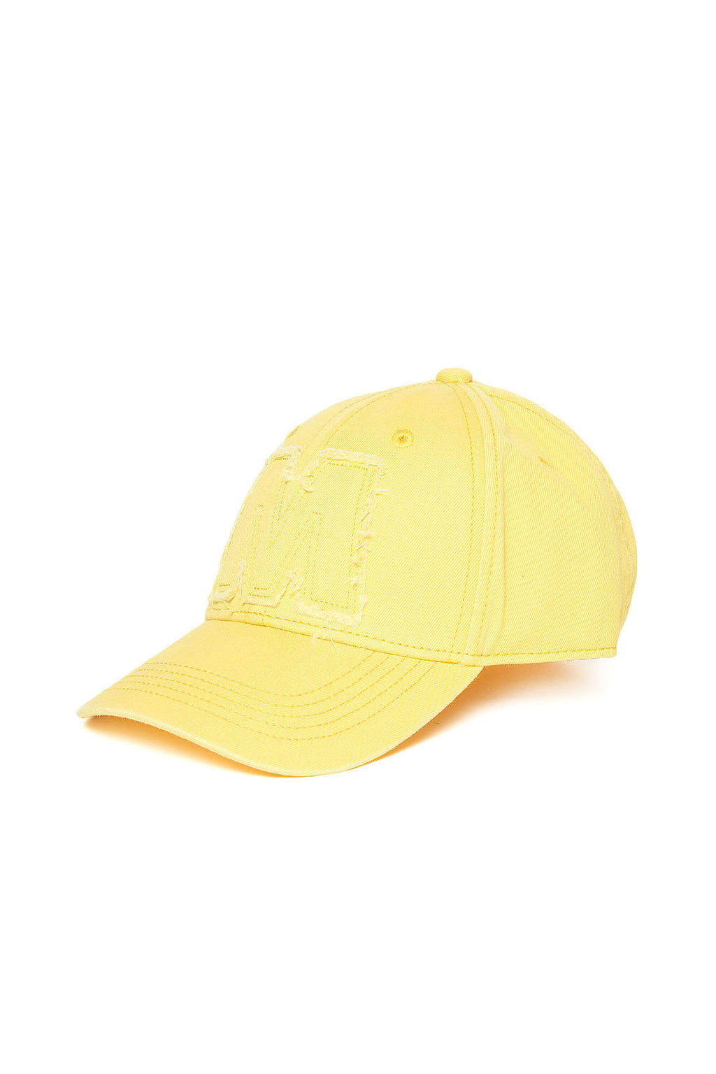 Gorra de béisbol amarilla con logotipo Big M
